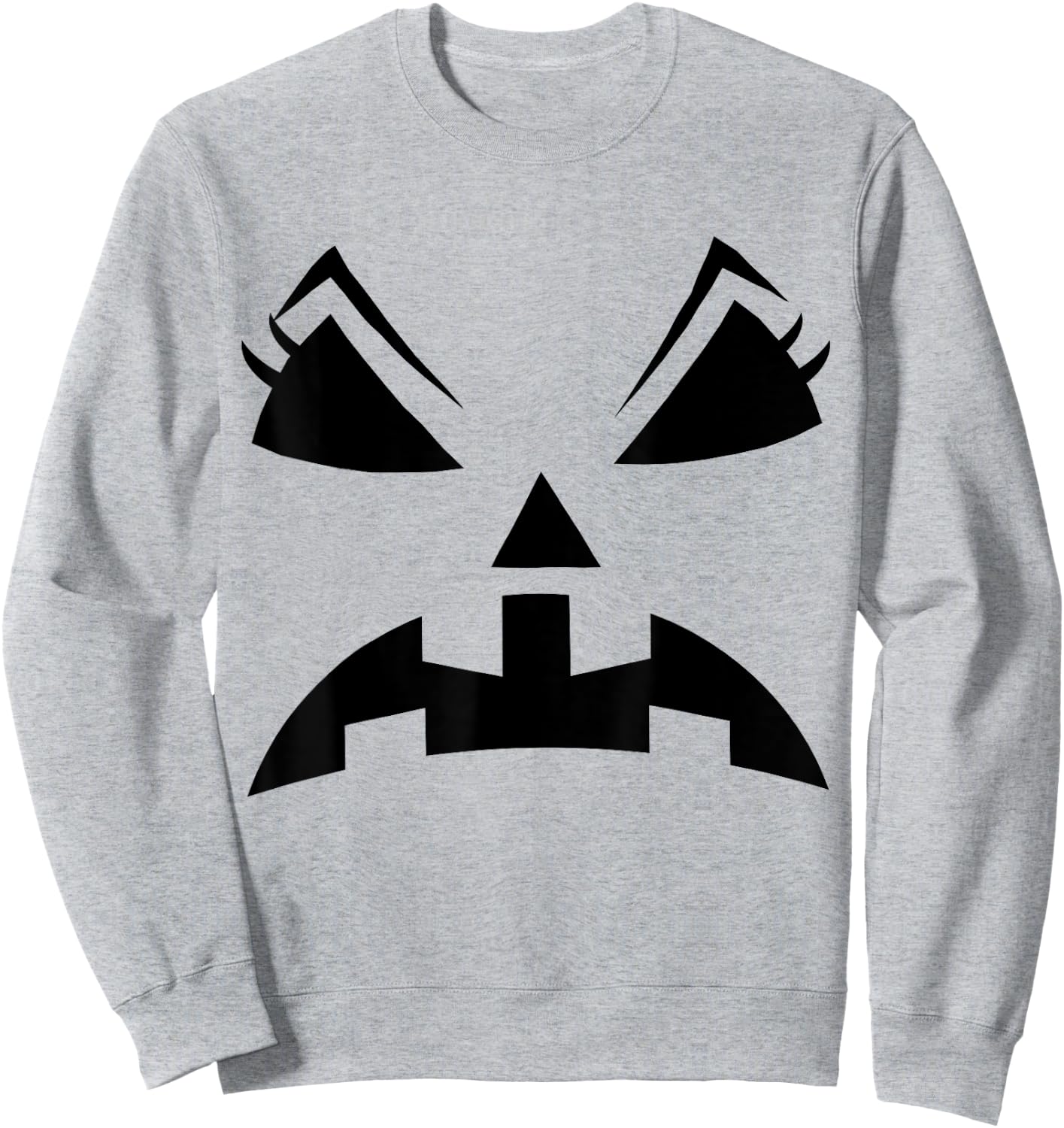 Halloween Pumpkin Face Pumpkin Costume Men Kids Sweatshirt - Sweatshirt | Ash