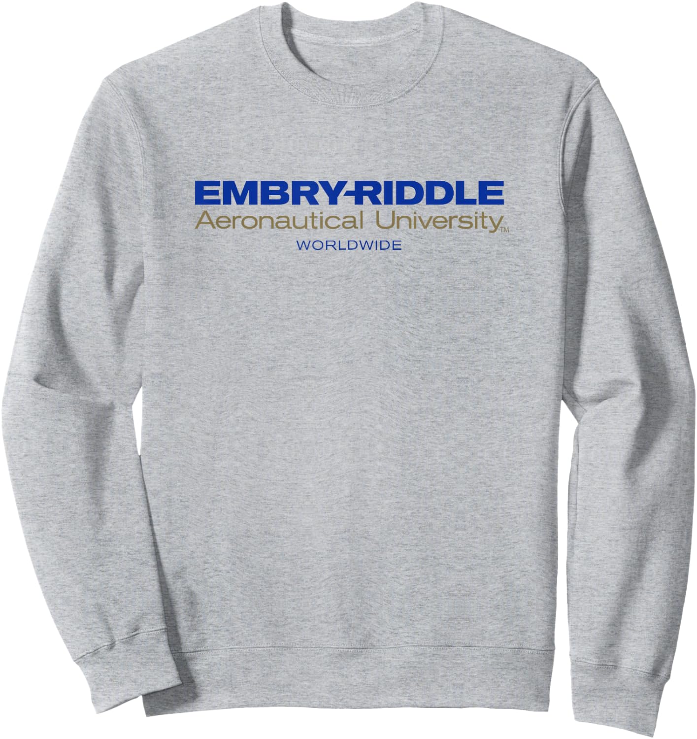 Embry Riddle Eagles | Official NCAA Merch | PPERAUW02 Sweatshirt - Sweatshirt | Ash