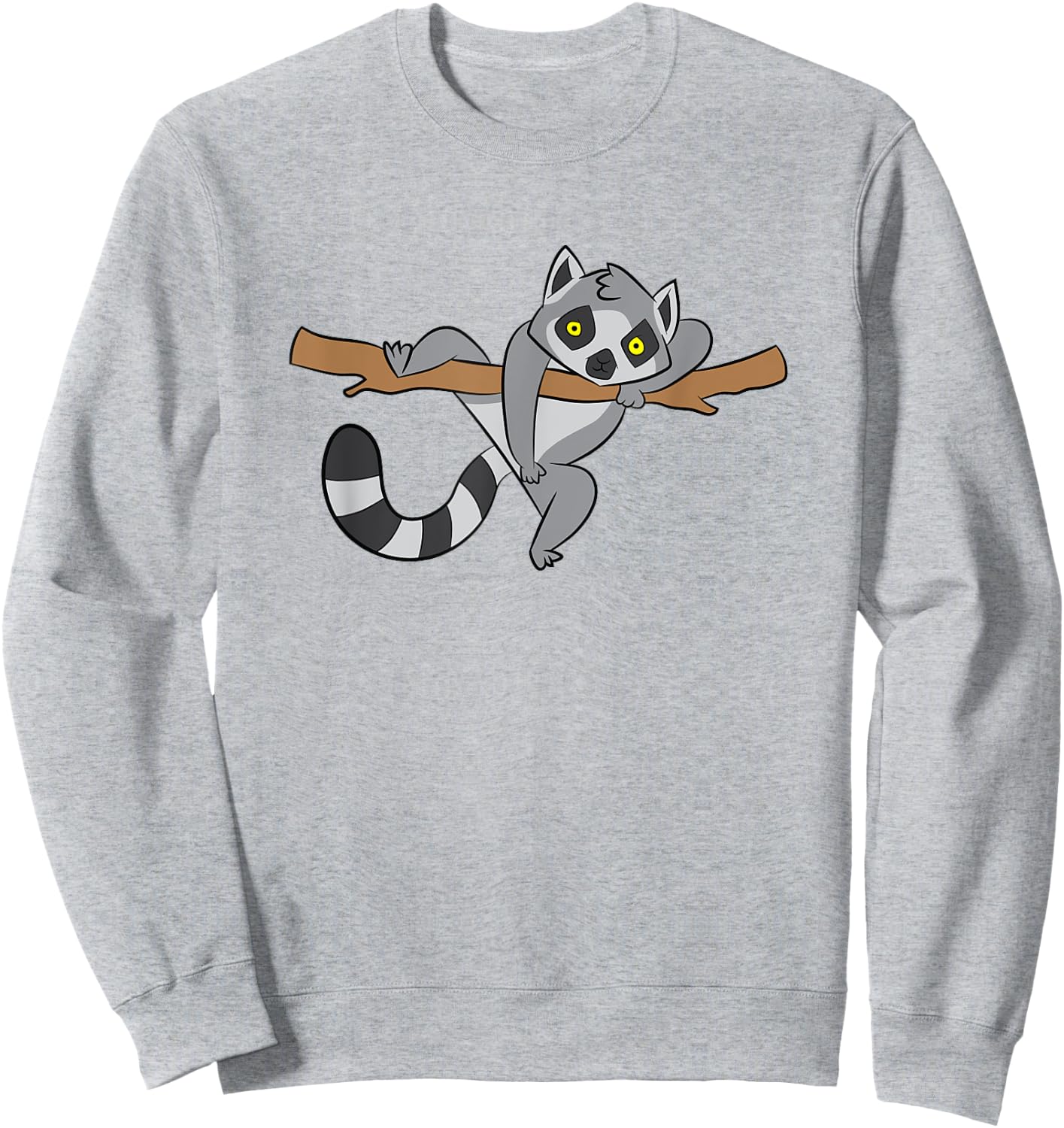 Funny Lemur Animal Kids Lemurs Sweatshirt - Sweatshirt | Ash