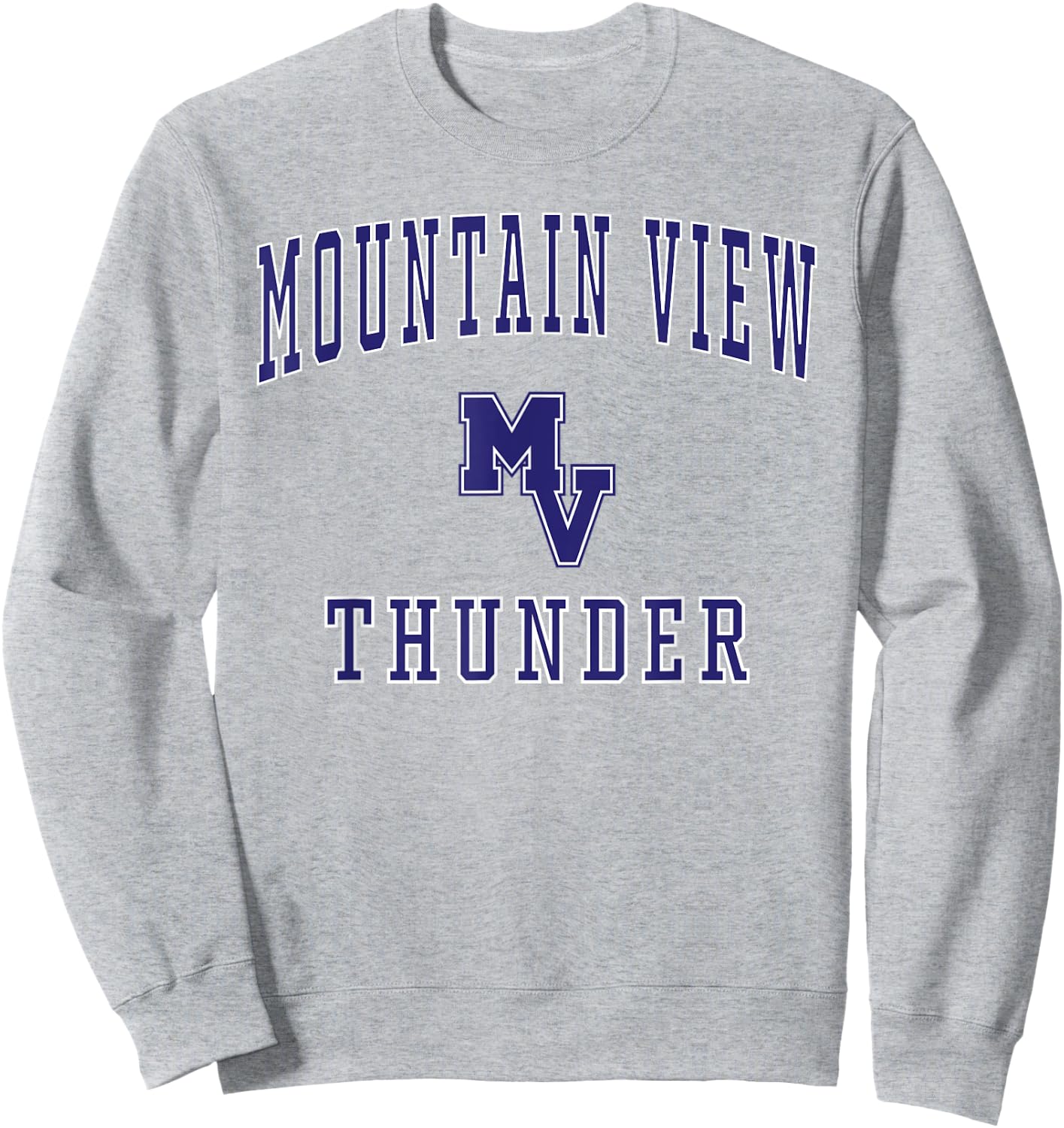 Mountain View High School Thunder Sweatshirt - Sweatshirt | Ash