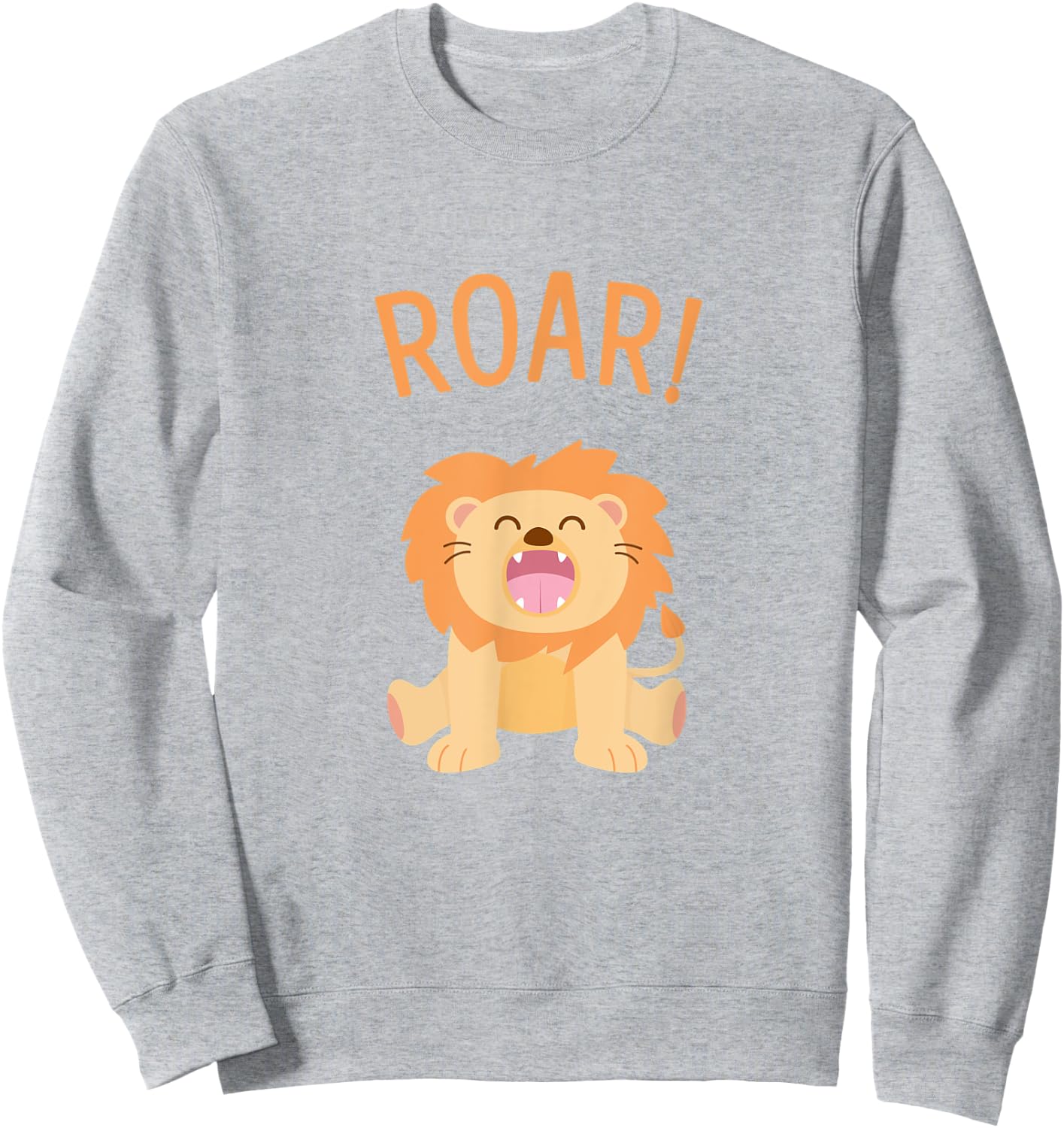 Roar! Lion Sweatshirt - Sweatshirt | Ash