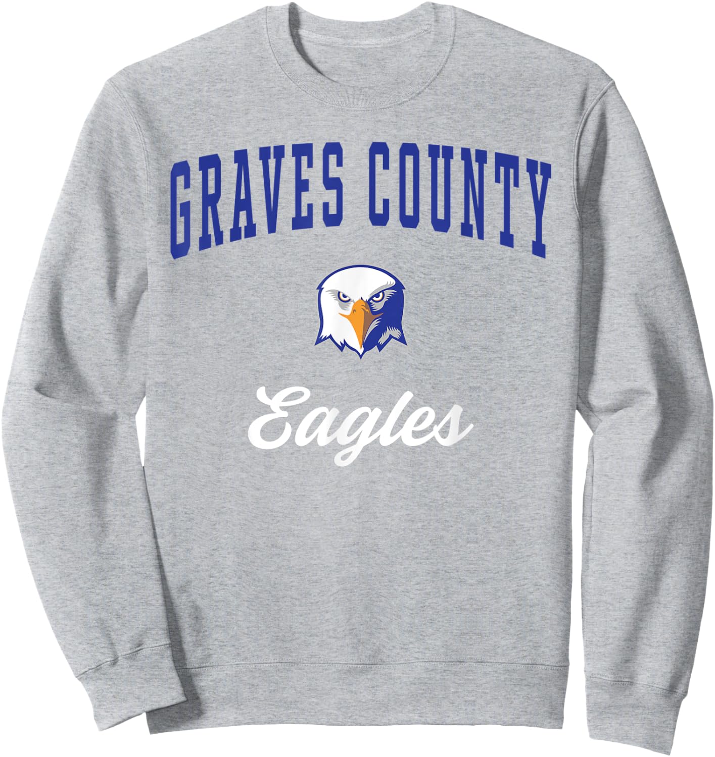 Graves County High School Eagles Sweatshirt - Sweatshirt | Ash