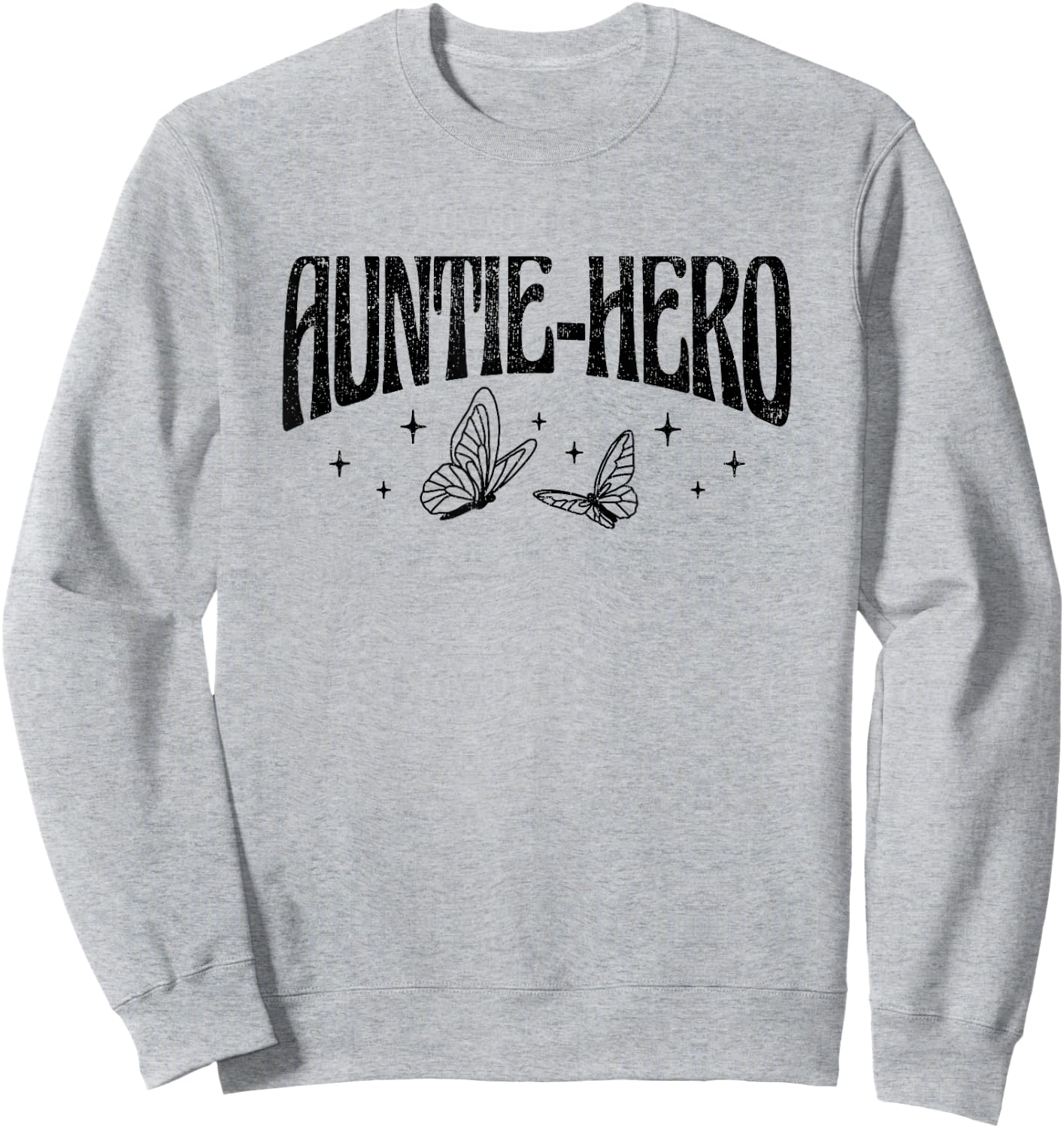 Auntie Hero Sweatshirt - Sweatshirt | Ash