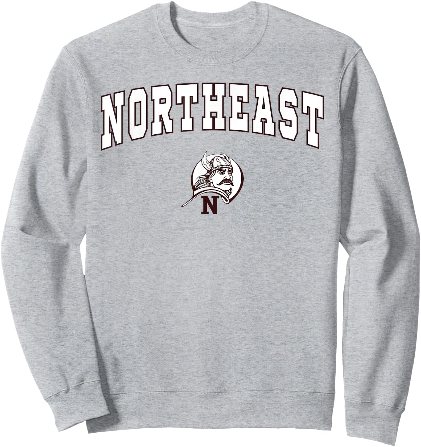 Northeast High School Vikings Sweatshirt - Sweatshirt | Ash