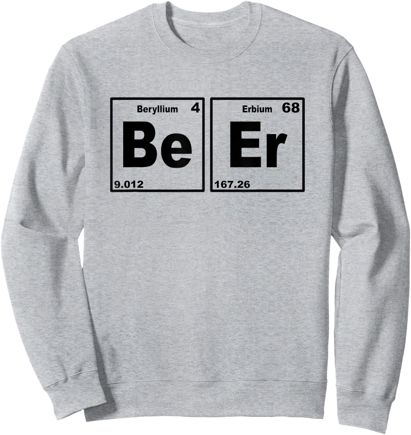 Beer Periodic Table - Chemistry Sweatshirt - Sweatshirt | Ash
