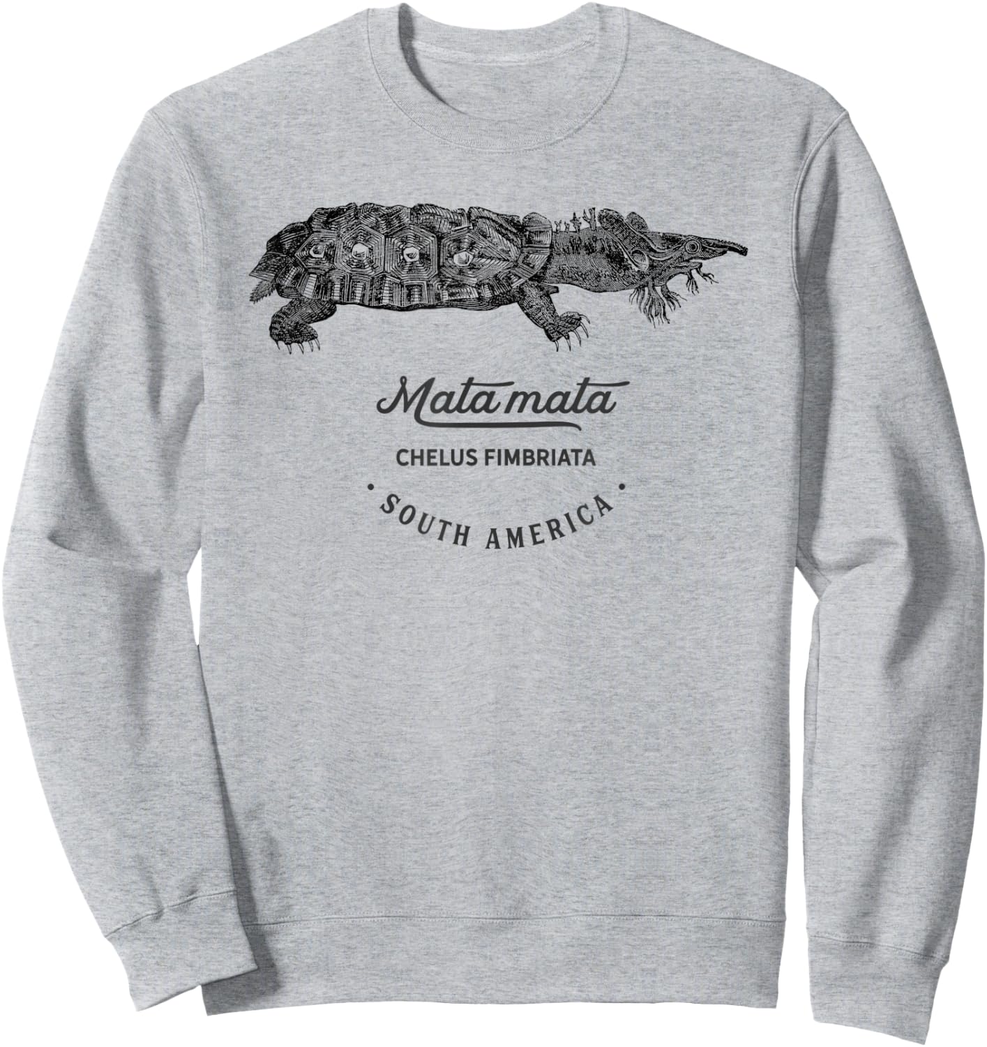 Mata mata Turtle Tortoise Funny Weird Birthday Women Men Kid Sweatshirt - Sweatshirt | Ash