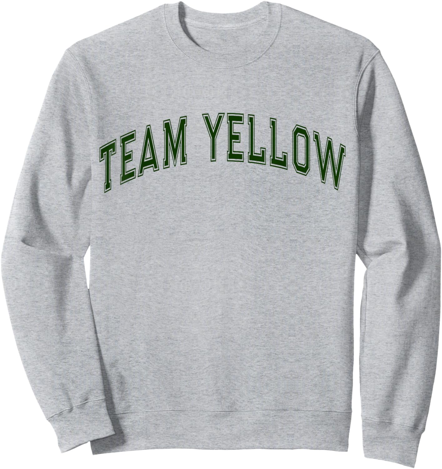 Summer Camp Color Team Yellow Field Day Event War Game Men Women Kids Sweatshirt - Sweatshirt | Ash