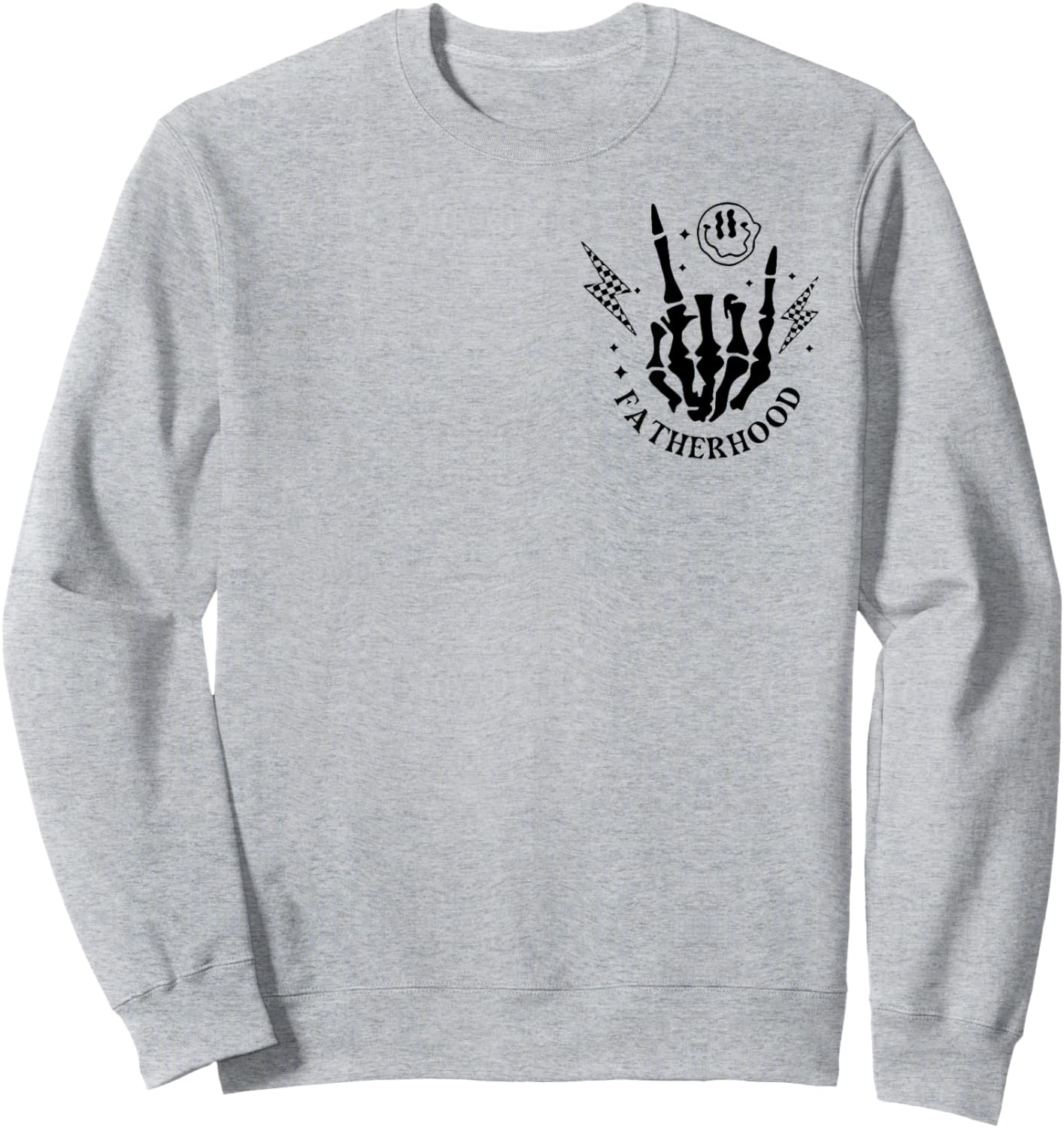 Just A Dad Who Always Come Back With The Milk 2 Sided Sweatshirt - Sweatshirt | Ash