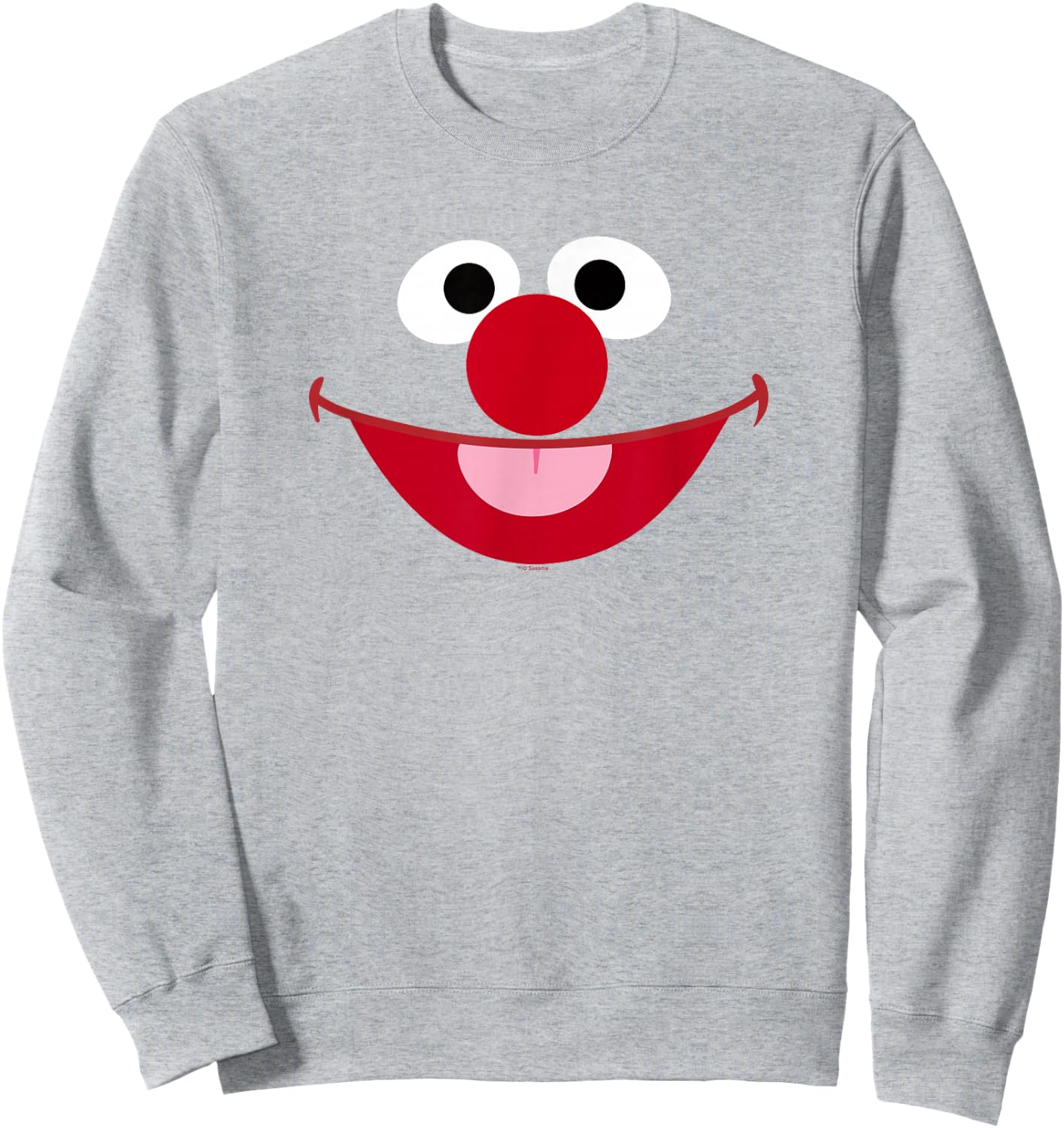 Sesame Street Ernie Face Halloween Costume Sweatshirt - Sweatshirt | Ash