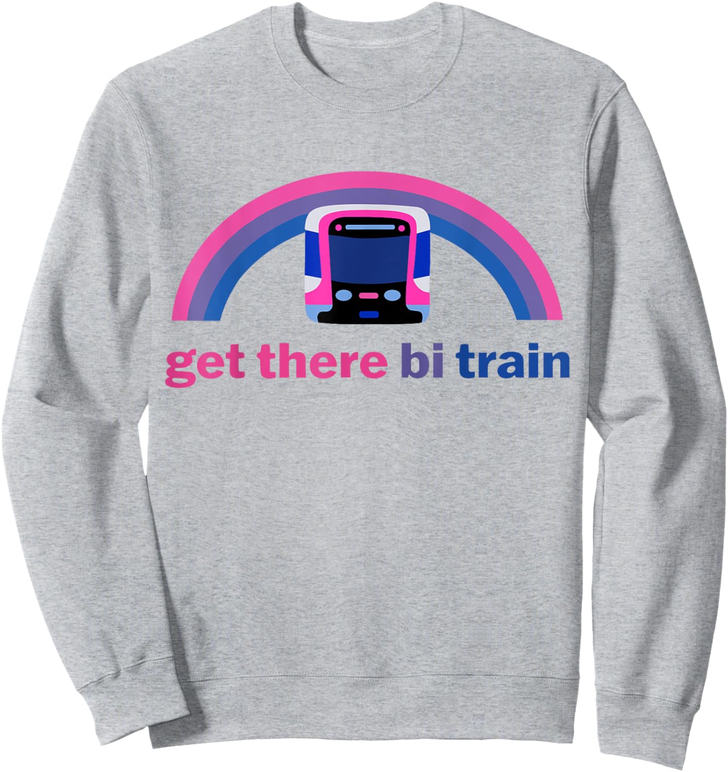 Get There Bi Train Sweatshirt - Sweatshirt | Ash