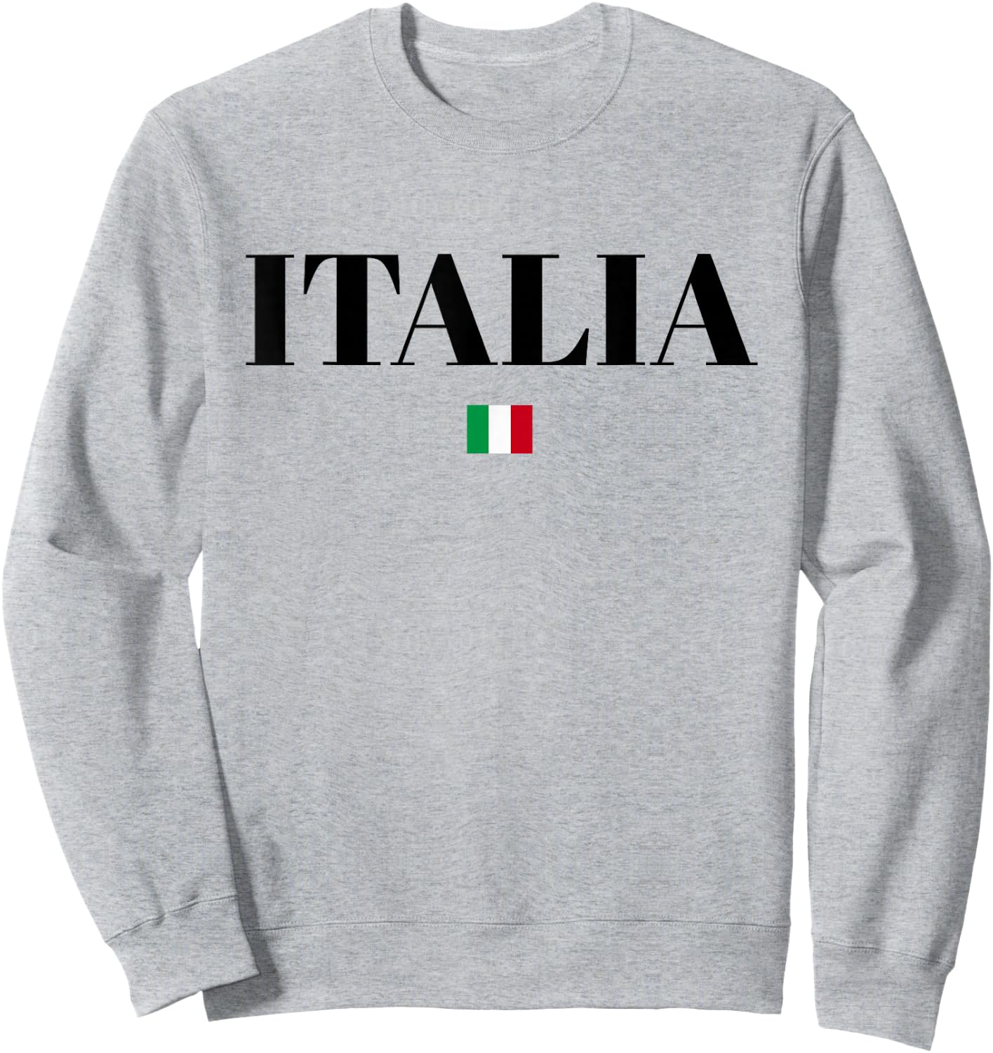 ITALIA Flag ITALY | Men Woman Kids | White ITALIAN Sweatshirt - Sweatshirt | Ash
