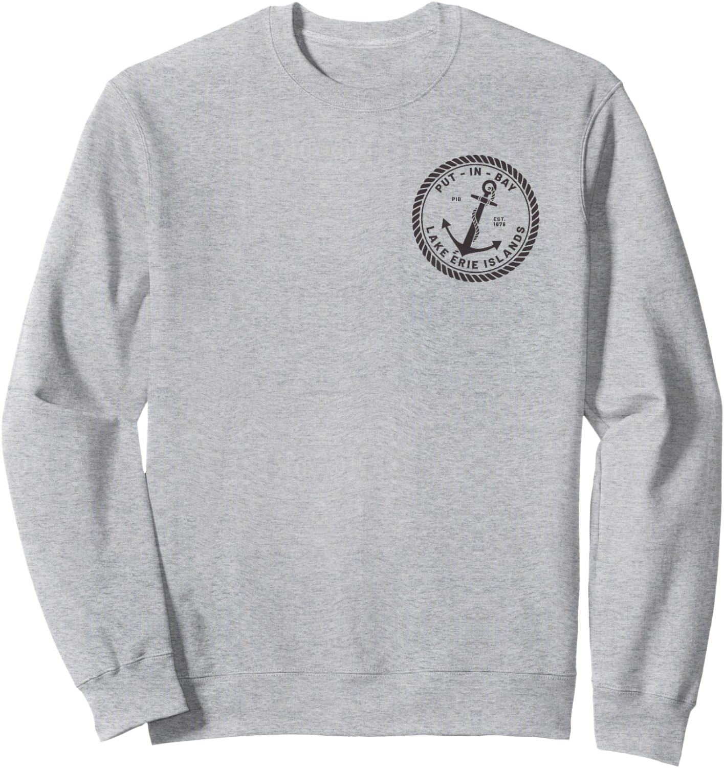 Put In Bay Ohio Lake Erie Islands Sweatshirt - Sweatshirt | Ash