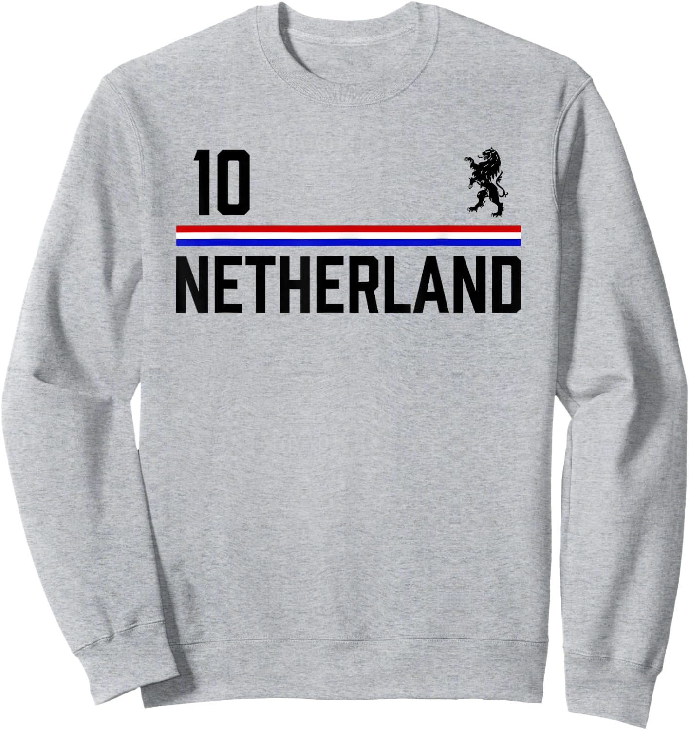 Netherlands Soccer Jersey, Oranje Football Holland Sweatshirt - Sweatshirt | Ash