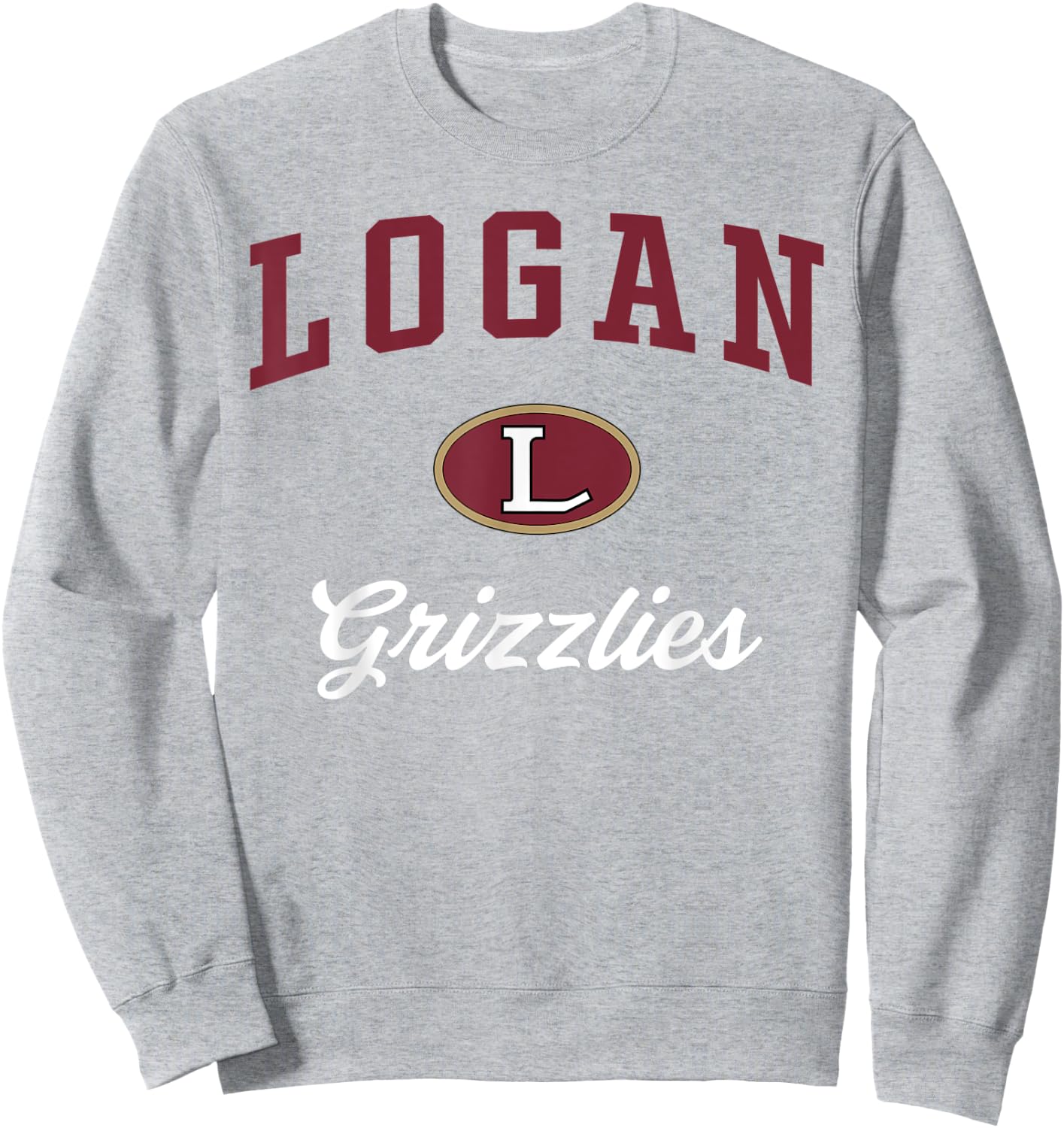 Logan High School Grizzlies Sweatshirt - Sweatshirt | Ash
