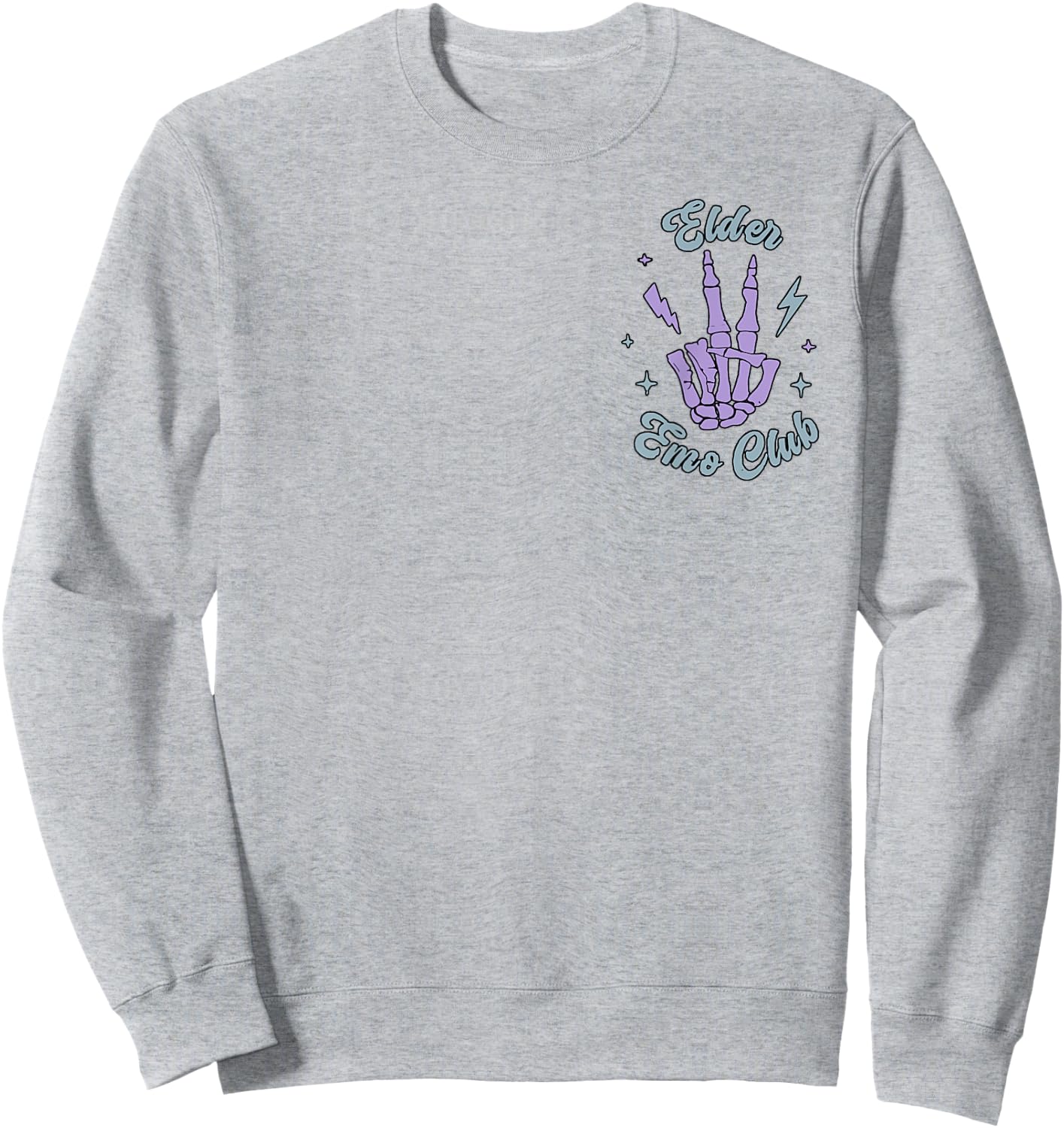 Elder Emo Club Still In My Emo Phase ( 2 Sided) Sweatshirt - Sweatshirt | Ash