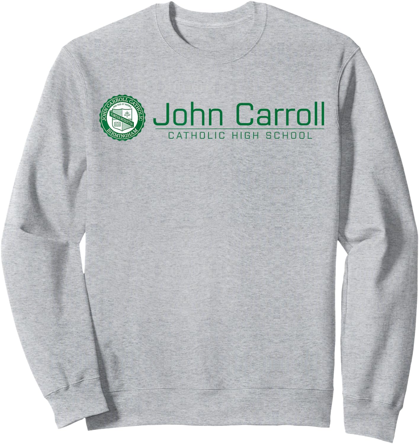 John Carroll Catholic High School Cavaliers Sweatshirt - Sweatshirt | Ash