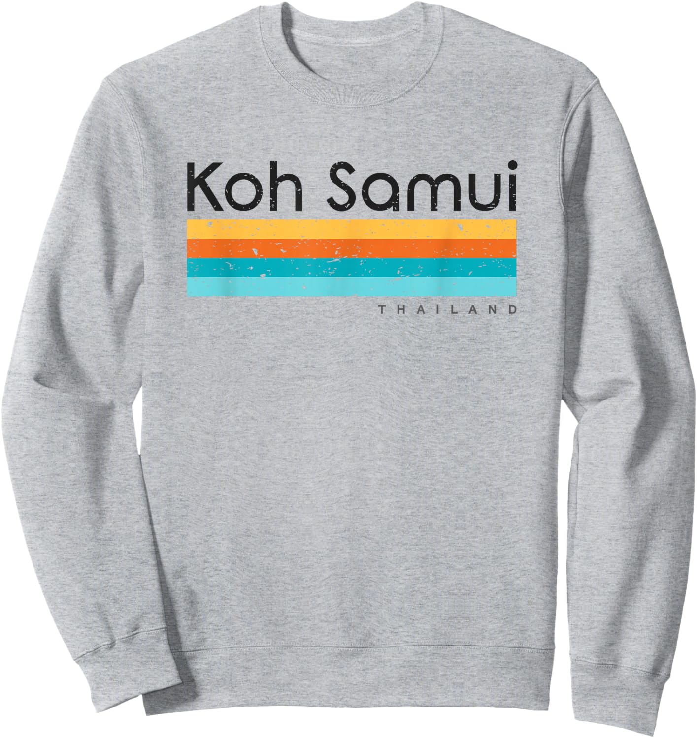 Vintage Koh Samui Thailand Retro Design Sweatshirt - Sweatshirt | Ash
