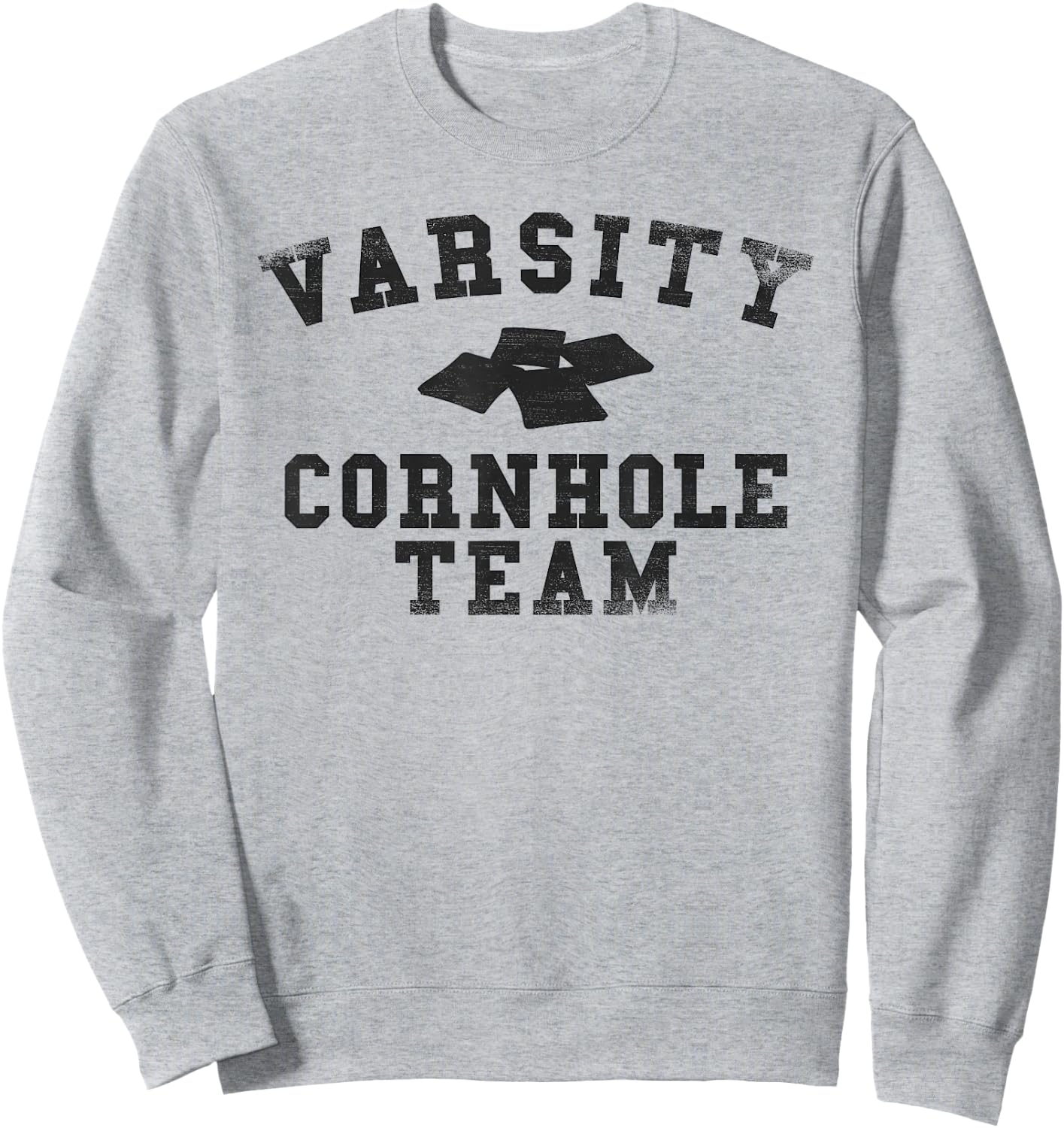 Varsity Cornhole Team Gear Extreme Cornhole Players Gift Sweatshirt - Sweatshirt | Ash