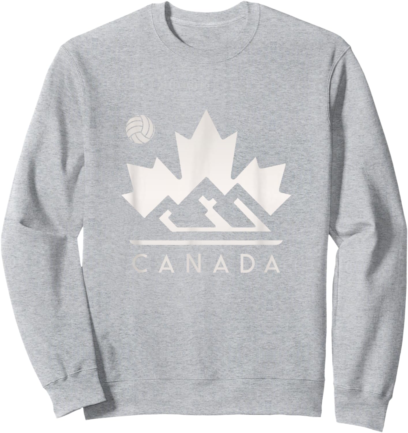 Canada Volleyball - Canadian Volleyball Sweatshirt - Sweatshirt | Ash