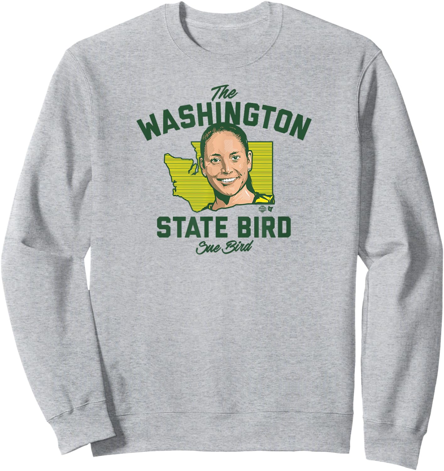 Sue Bird - Washington State Bird - Seattle Basketball Sweatshirt - Sweatshirt | Ash