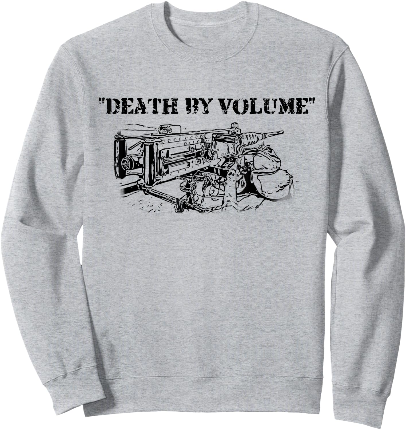 0331 Machine Gunner, Funny Infantry Sweatshirt - Sweatshirt | Ash