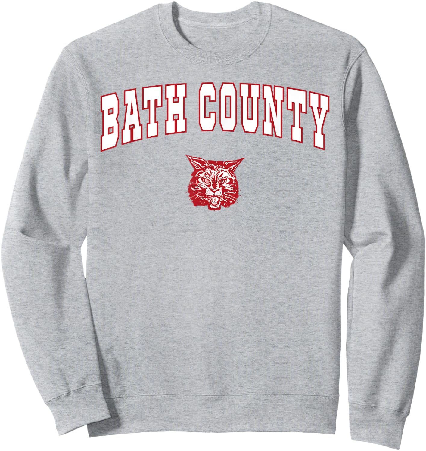 Bath County High School Wildcats Sweatshirt - Sweatshirt | Ash