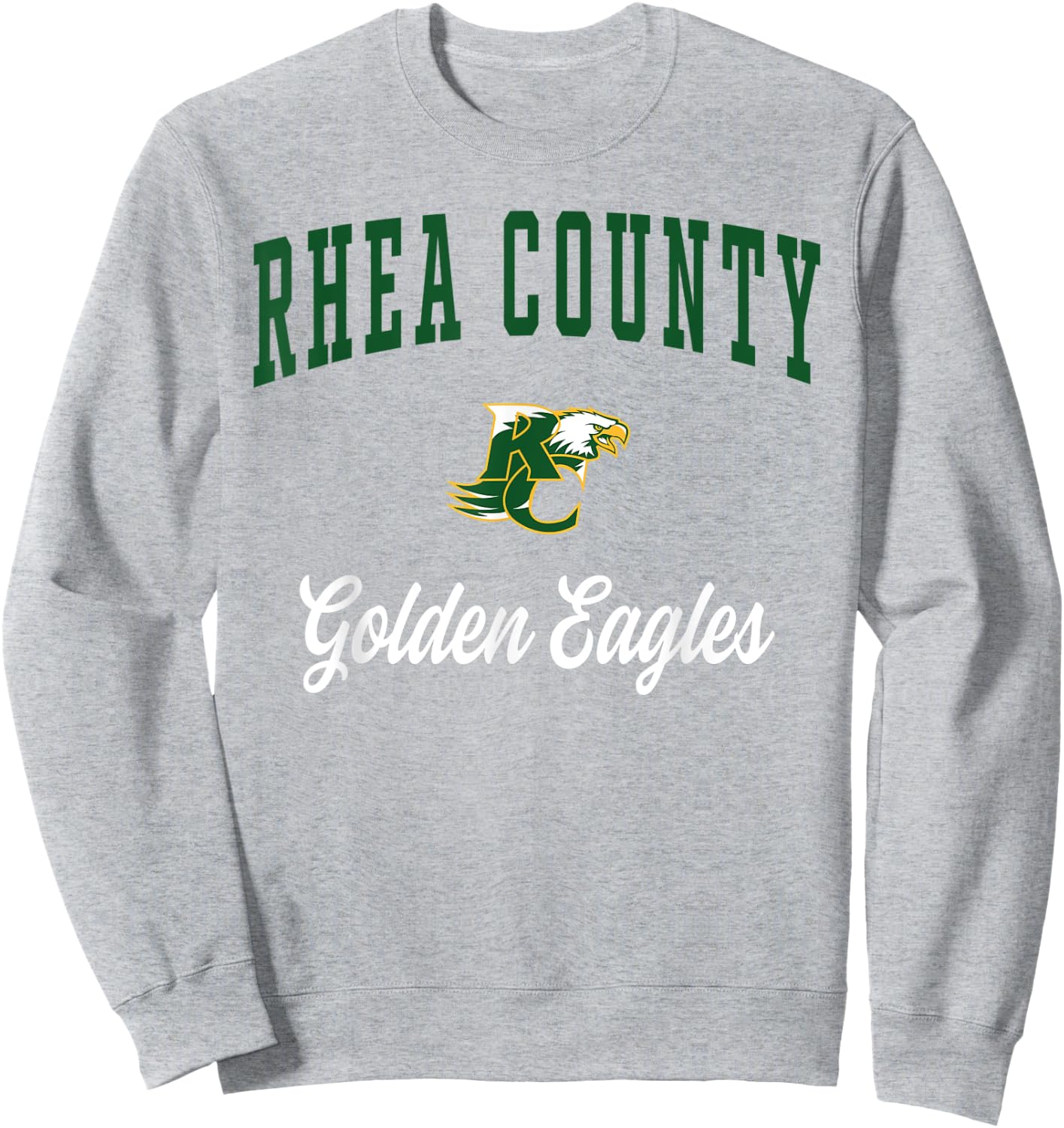 Rhea County High School Golden Eagles Sweatshirt - Sweatshirt | Ash
