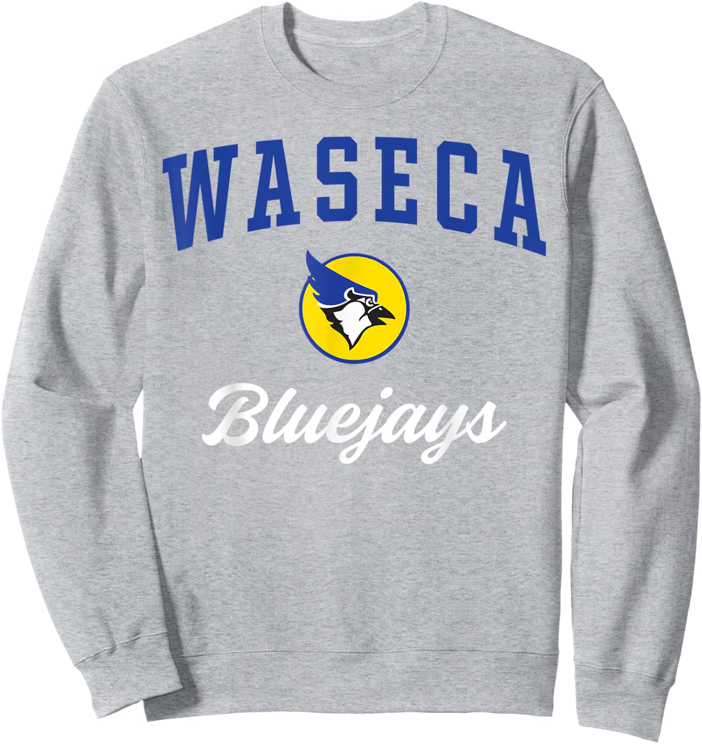 Waseca High School Bluejays Sweatshirt - Sweatshirt | Ash