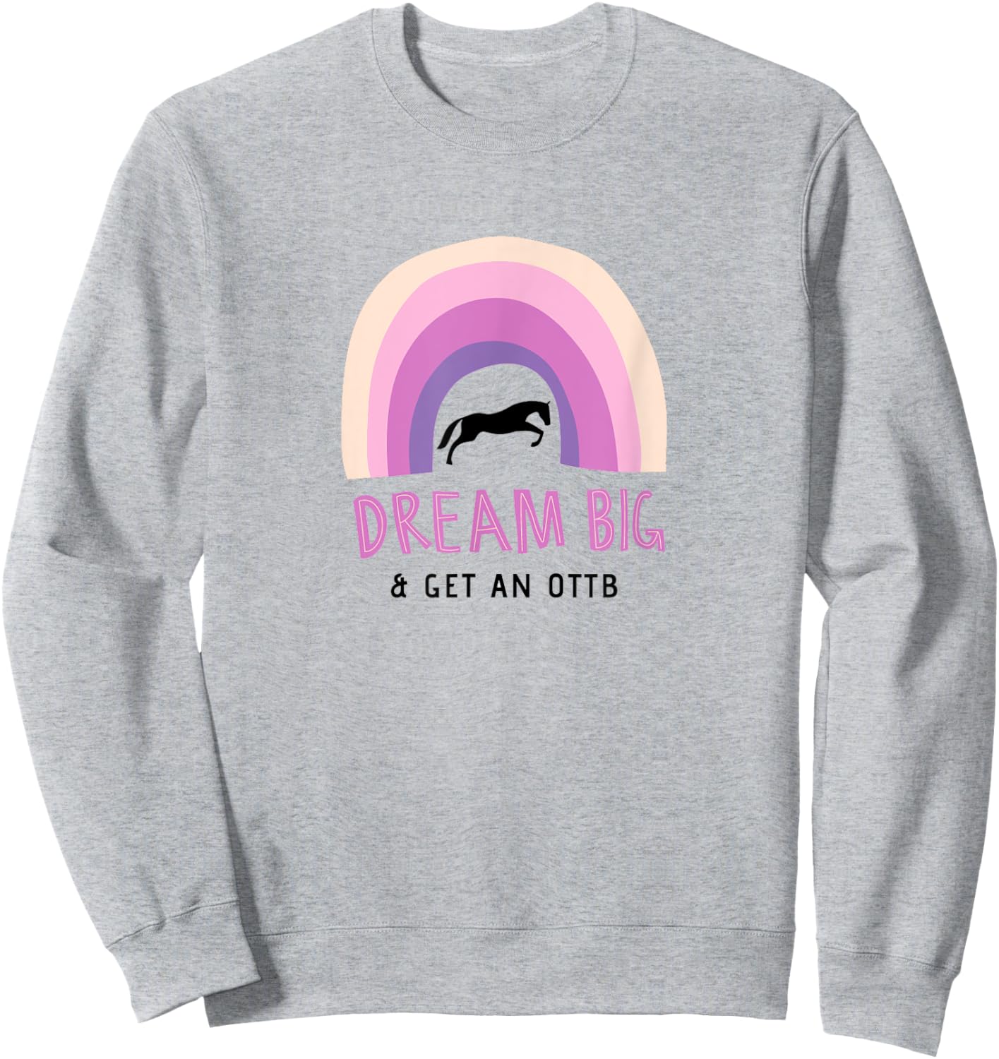 Off Track Thoroughbred, OTTB Sweatshirt - Sweatshirt | Ash
