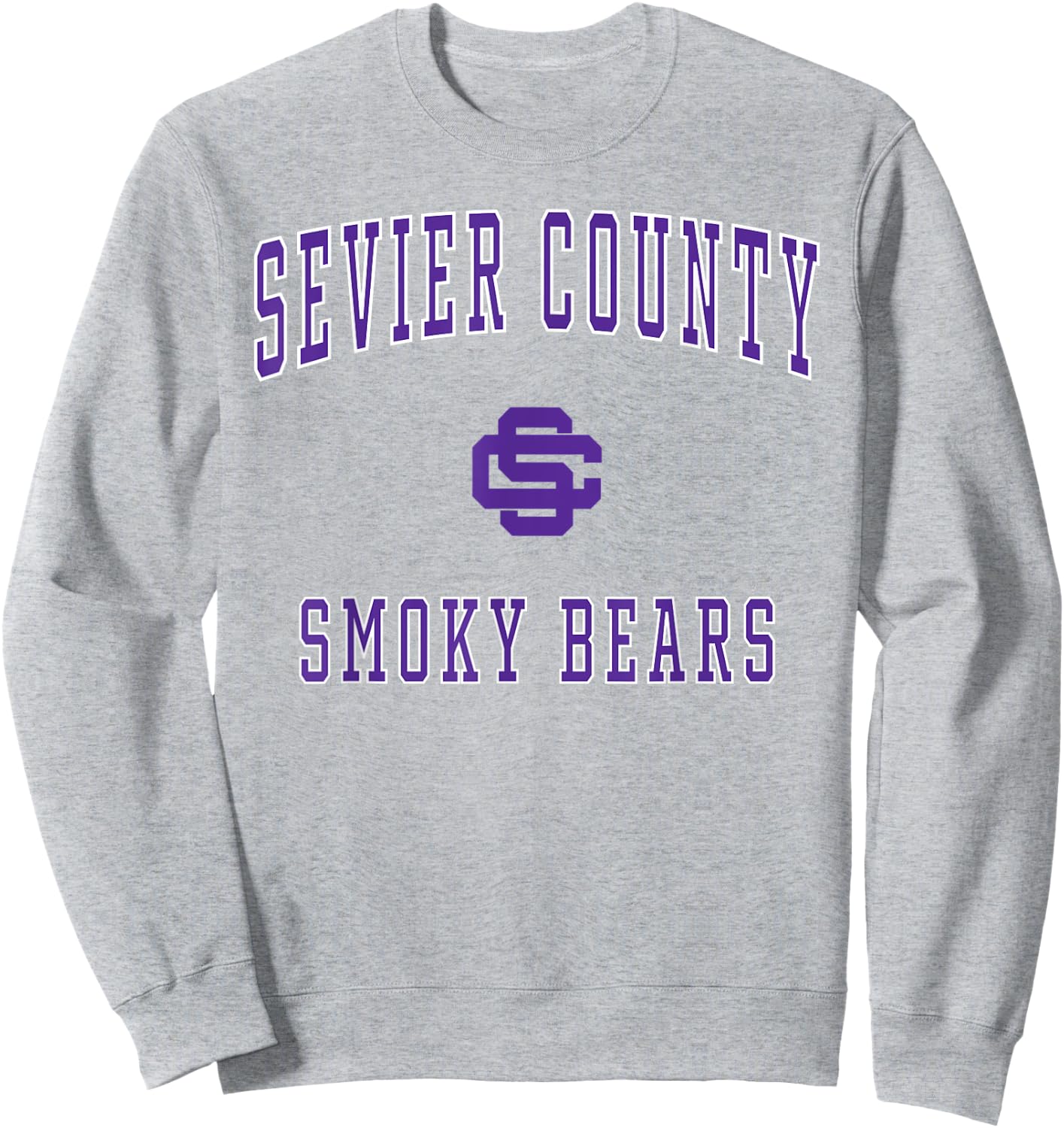 Sevier County High School Smoky Bears Sweatshirt - Sweatshirt | Ash