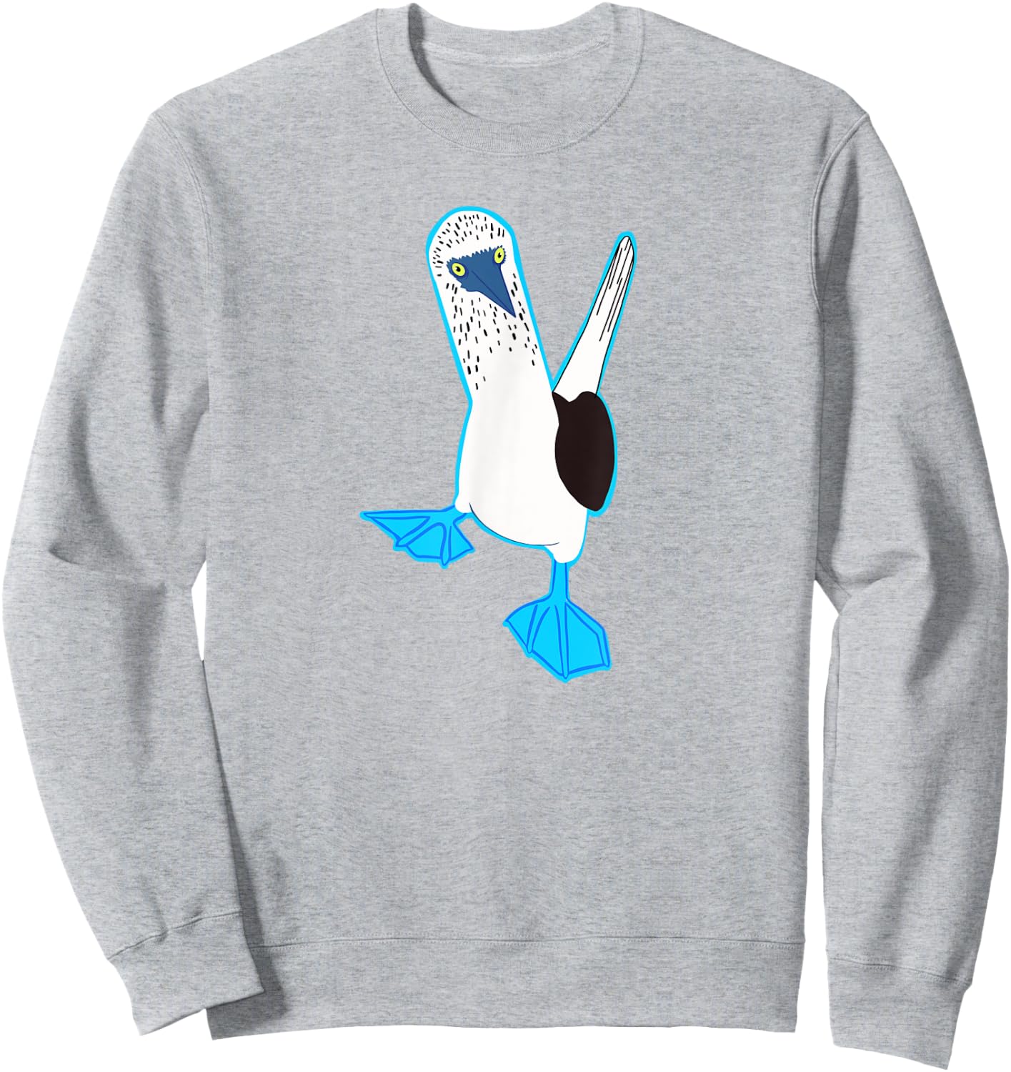 Funny Blue-Footed Boobie Sweatshirt - Sweatshirt | Ash
