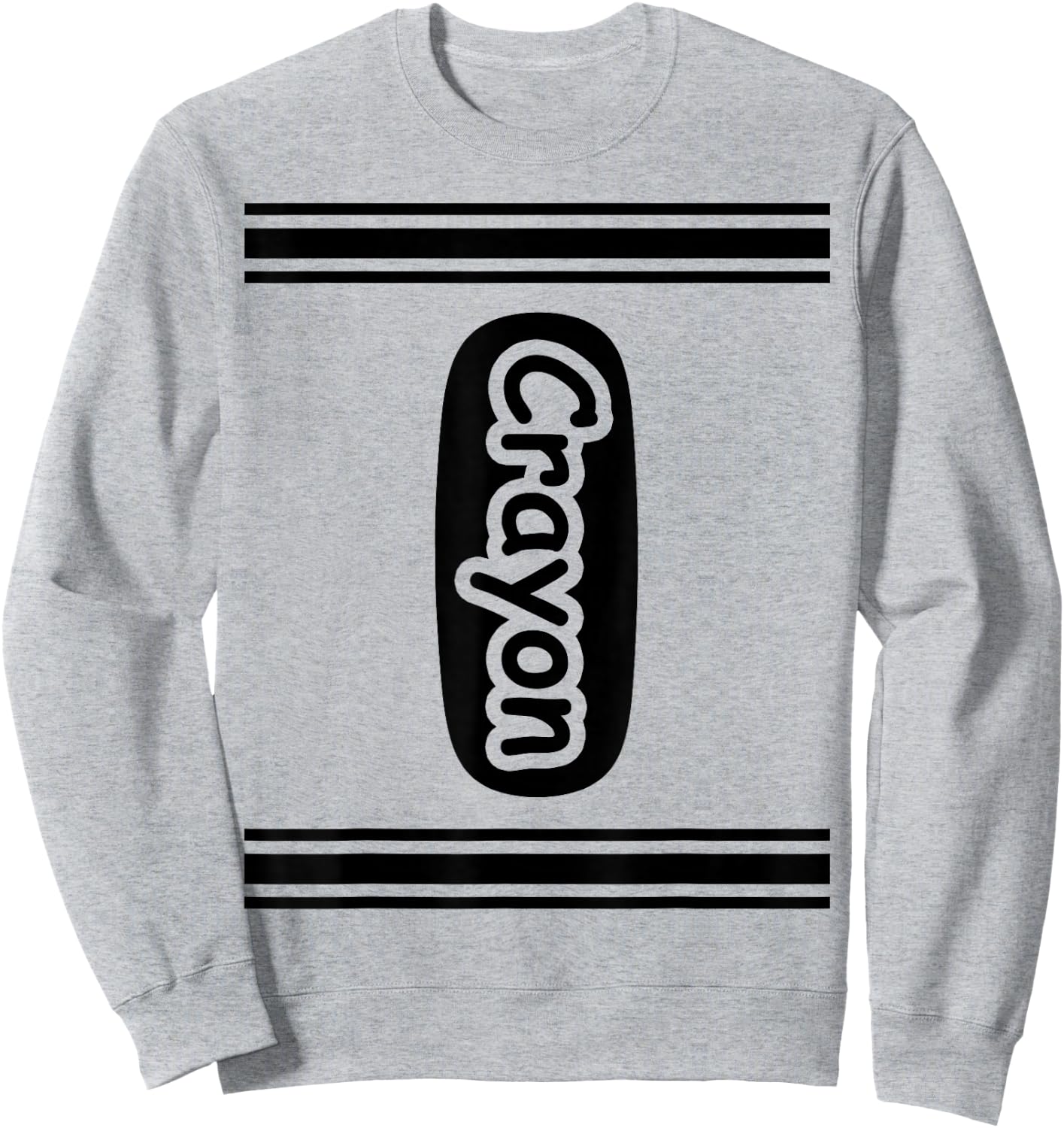 Crayon , Grey, Small Sweatshirt - Sweatshirt | Ash