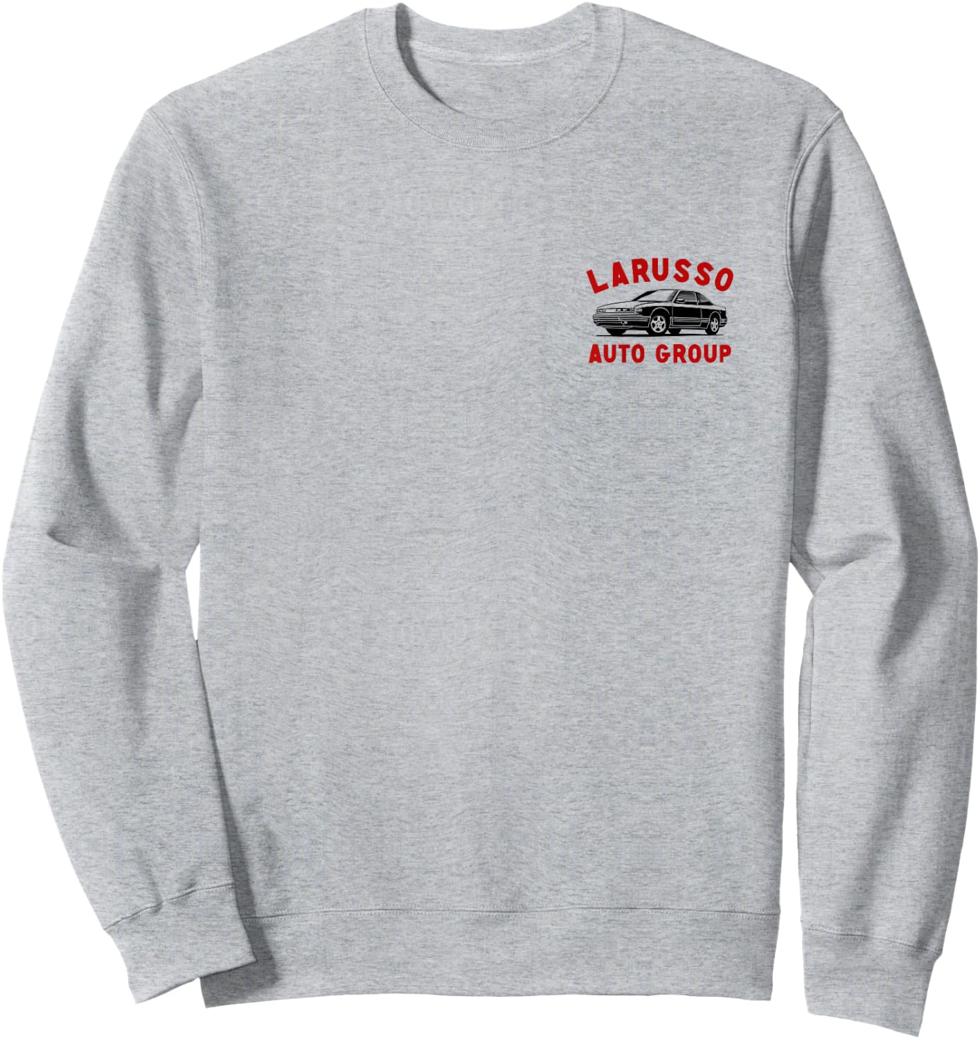 Cobra Kai Retro LaRusso Auto Group Ad Front and Back Sweatshirt - Sweatshirt | Ash
