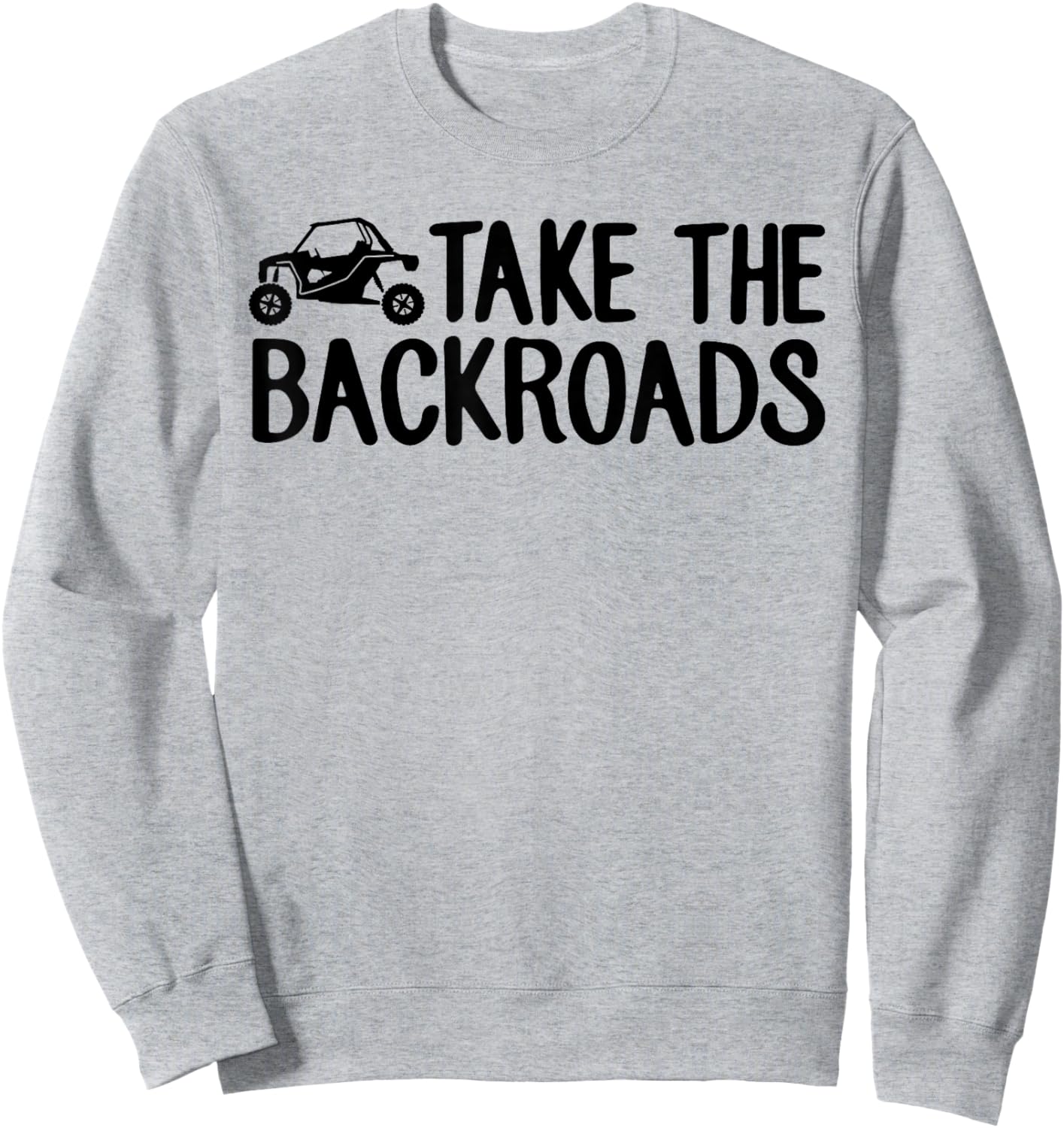 Take The Backroads Off-road Sweatshirt - Sweatshirt | Ash