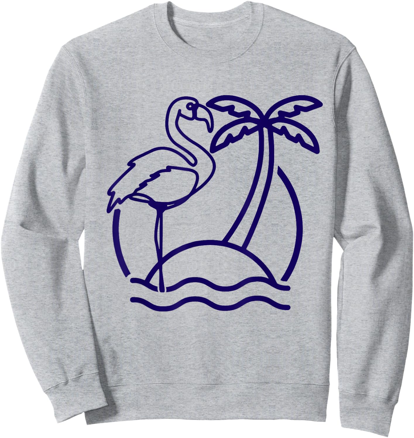 Flamingo Beach Vintage Retro 80s Miami Flamingo Lover Women Girls Kids Sweatshirt - Sweatshirt | Ash