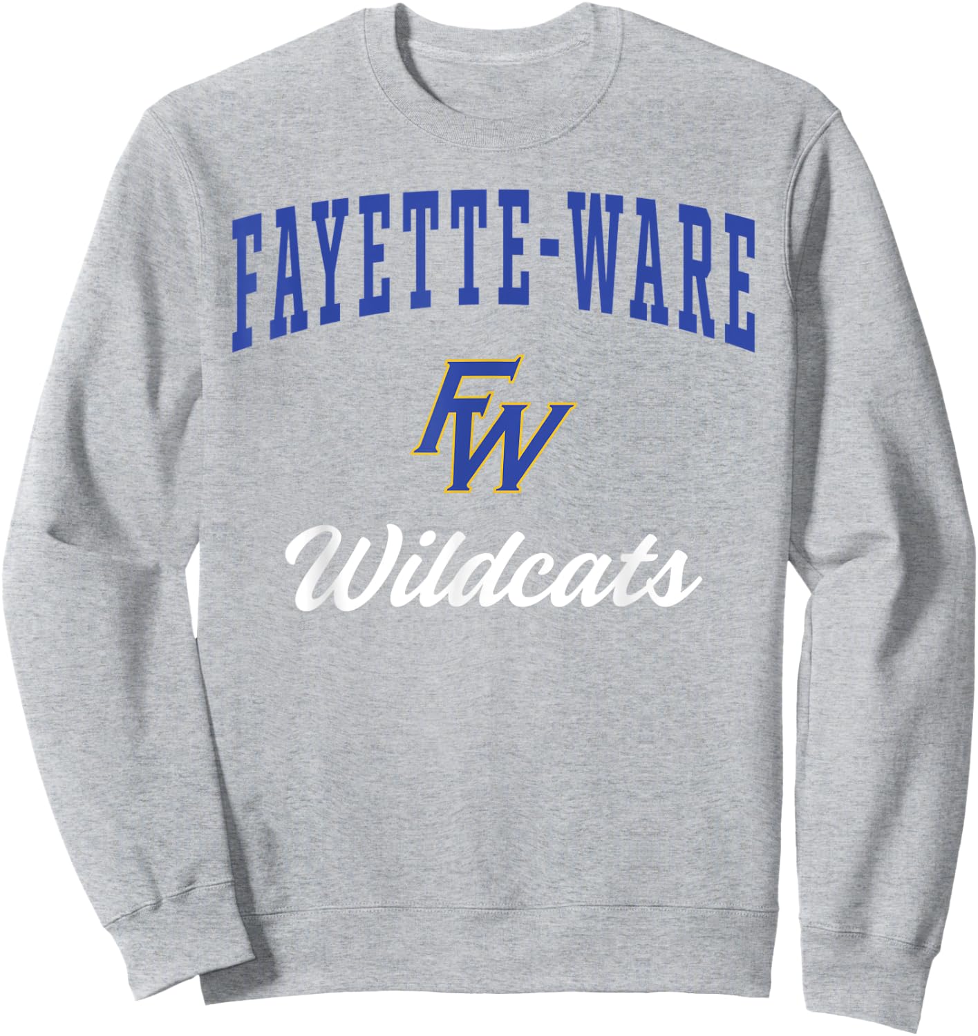 Fayette-Ware High School Wildcats Sweatshirt - Sweatshirt | Ash