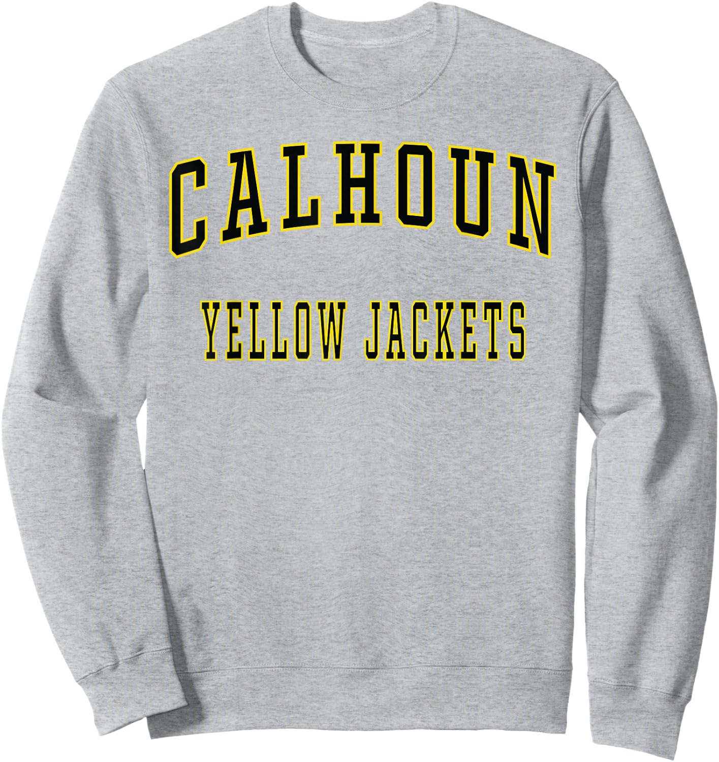 Calhoun High School Yellow Jackets Sweatshirt - Sweatshirt | Ash