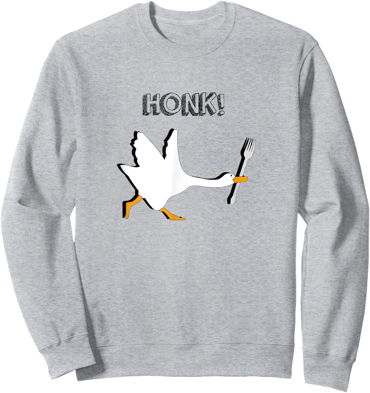 Funny Untitled Goose Meme - HONK Sweatshirt - Sweatshirt | Ash