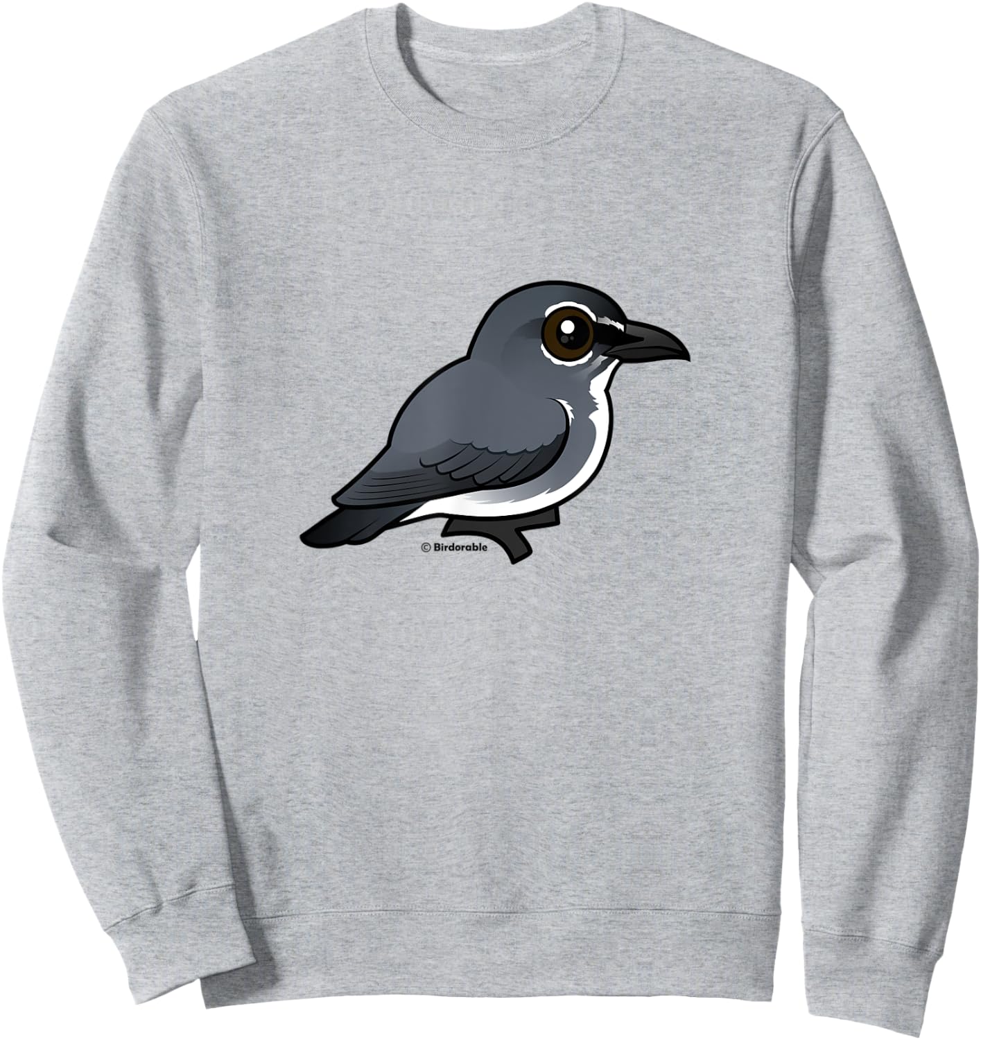 Cute Cartoon Spectacled Flowerpecker Bird Lover Gift Sweatshirt - Sweatshirt | Ash