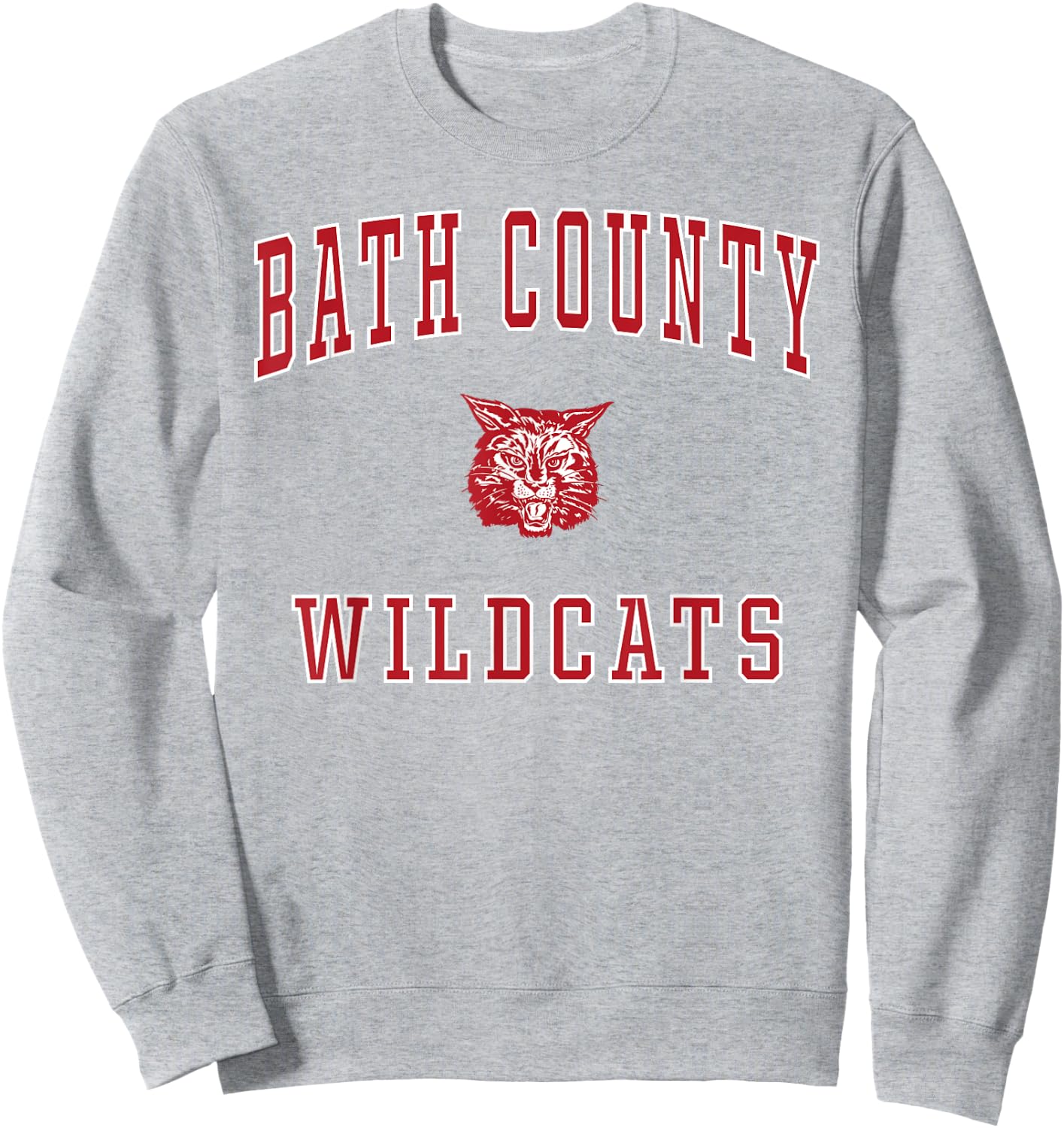 Bath County High School Wildcats Sweatshirt - Sweatshirt | Ash