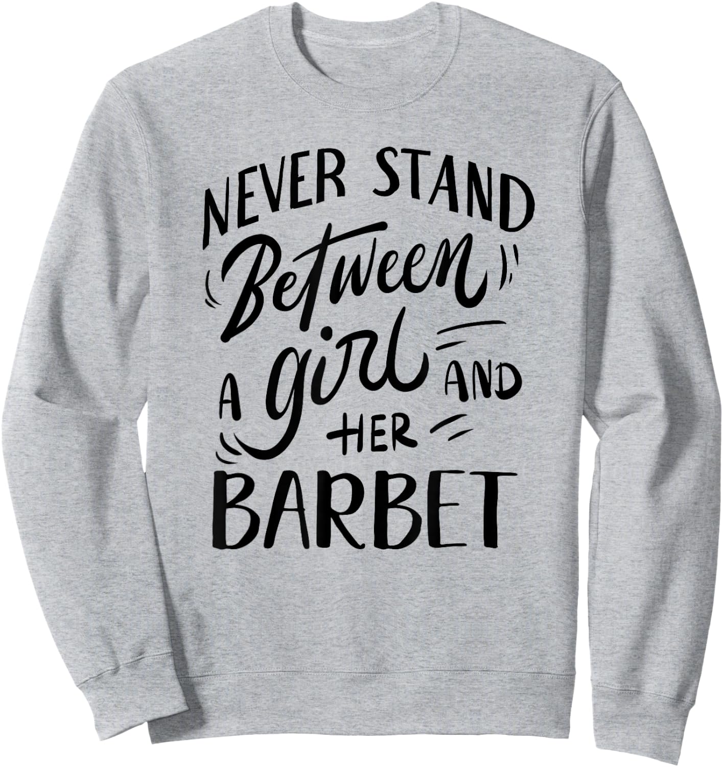 Dog Owner Gift A Girl And Her Barbet Sweatshirt - Sweatshirt | Ash