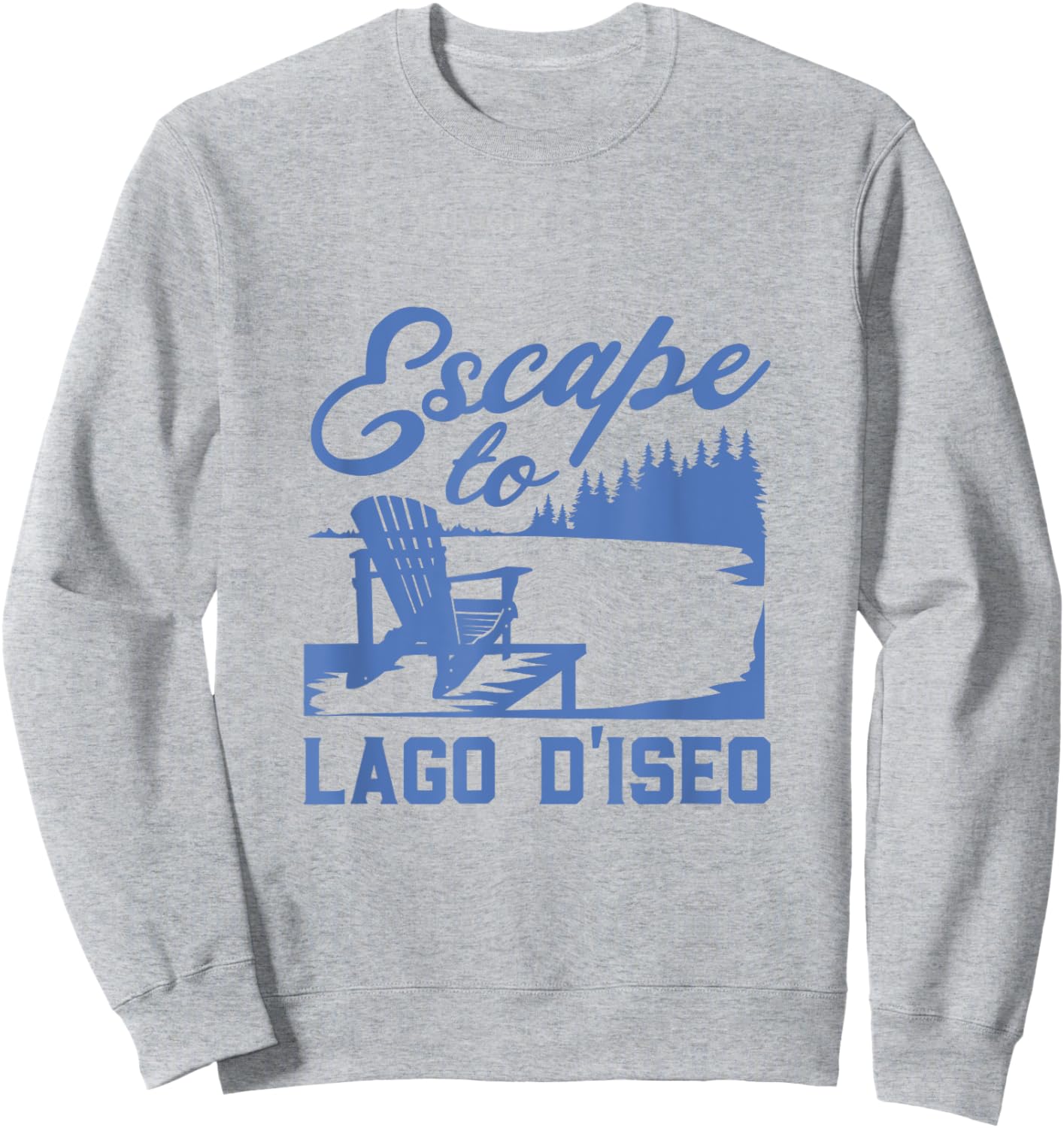 Escape to Lago d'Iseo Sweatshirt - Sweatshirt | Ash