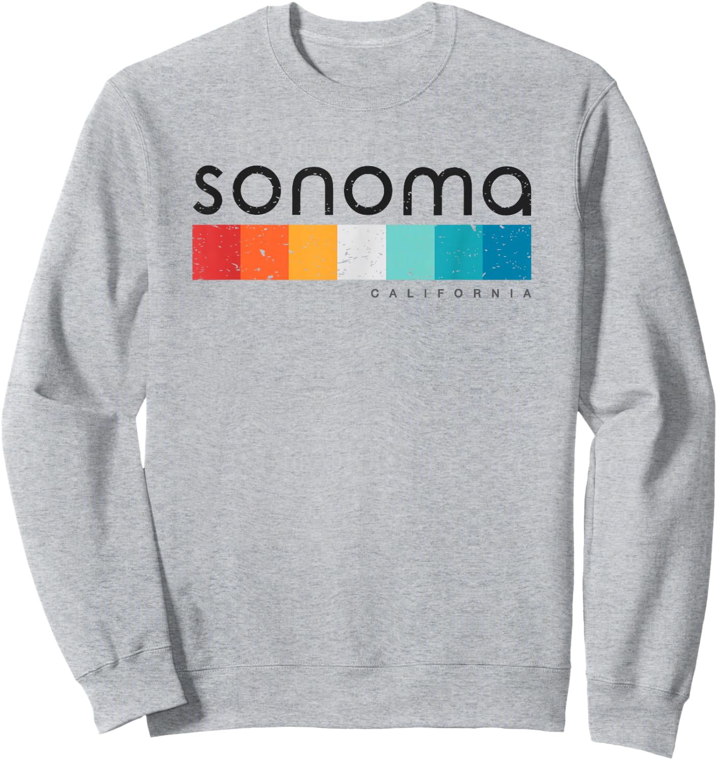 Sonoma California CA USA Retro Design Sweatshirt - Sweatshirt | Ash