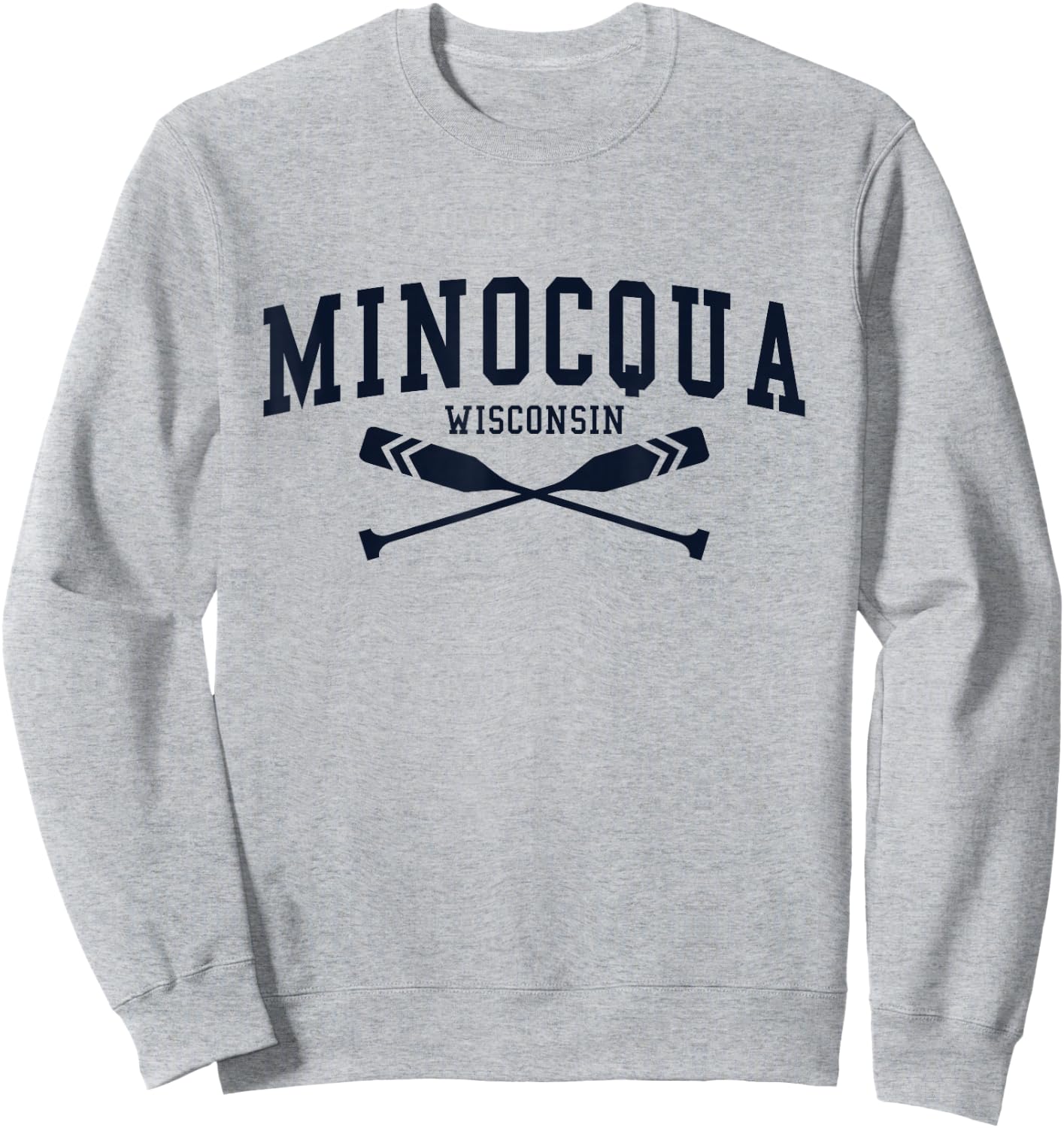 Minocqua Wisconsin Sweatshirt - Sweatshirt | Ash