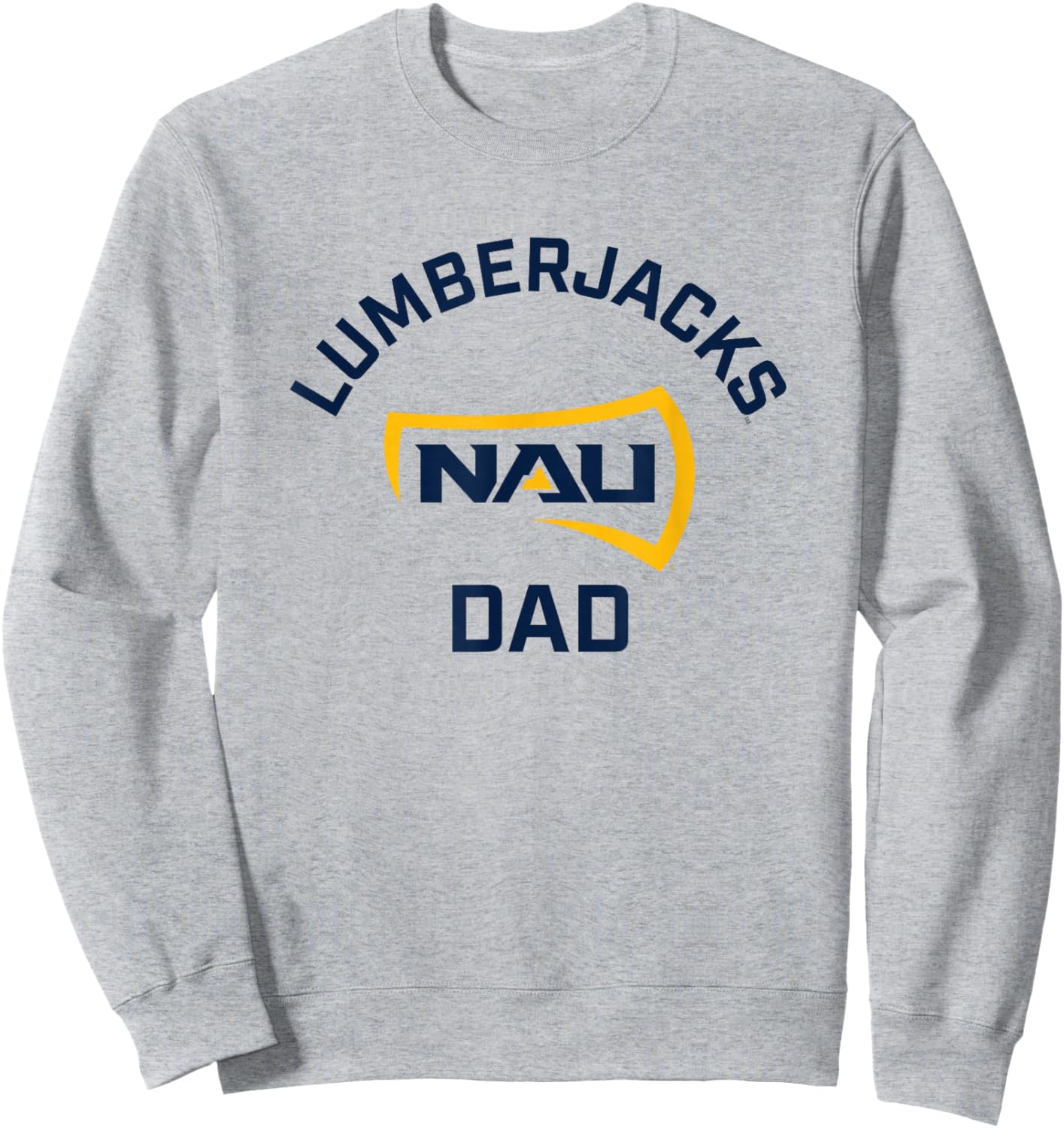 Northern Arizona NAU Lumberjacks Arched Dad Sweatshirt - Sweatshirt | Ash