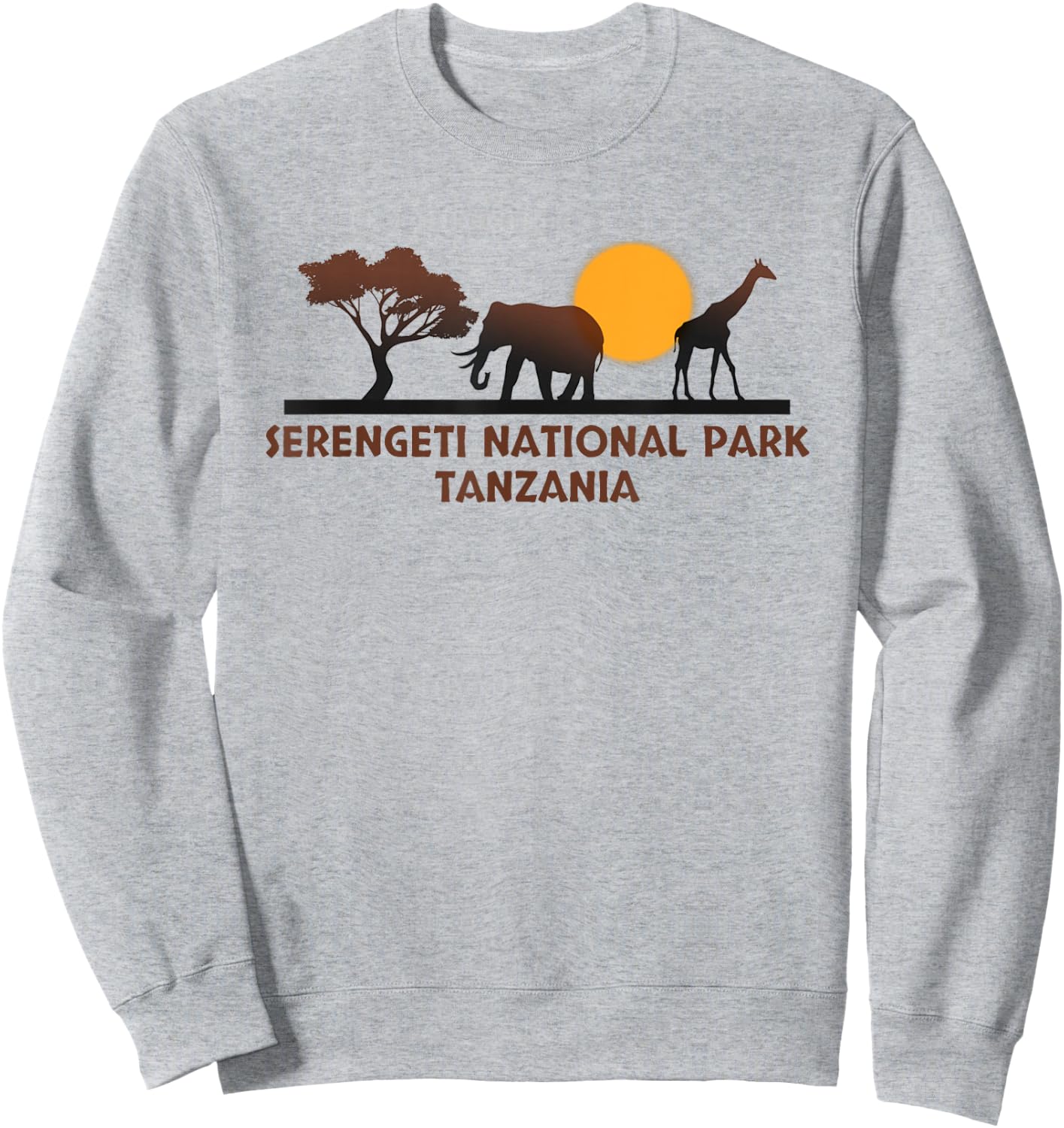 Serengeti National Park Tanzania Sweatshirt - Sweatshirt | Ash