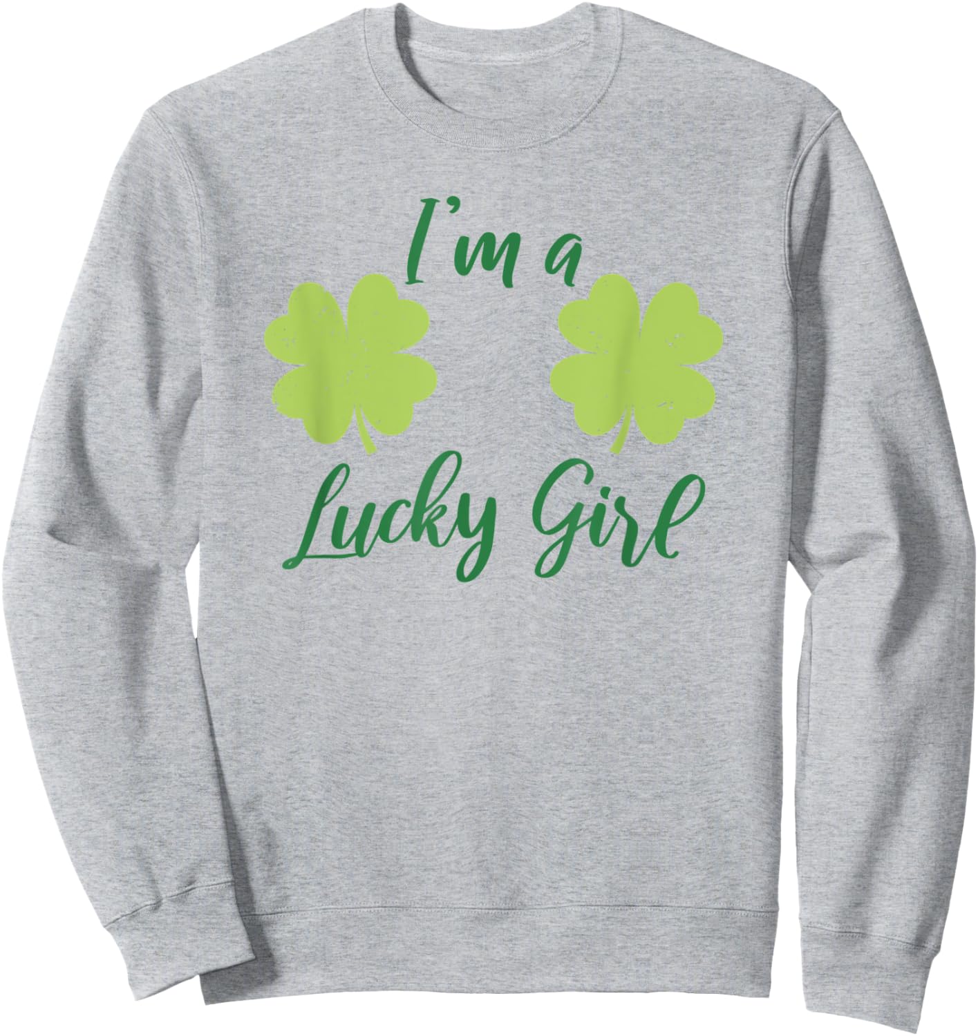 Sexy Shamrock Boobs - St Patricks Day Four Leaf Clover Sweatshirt - Sweatshirt | Ash