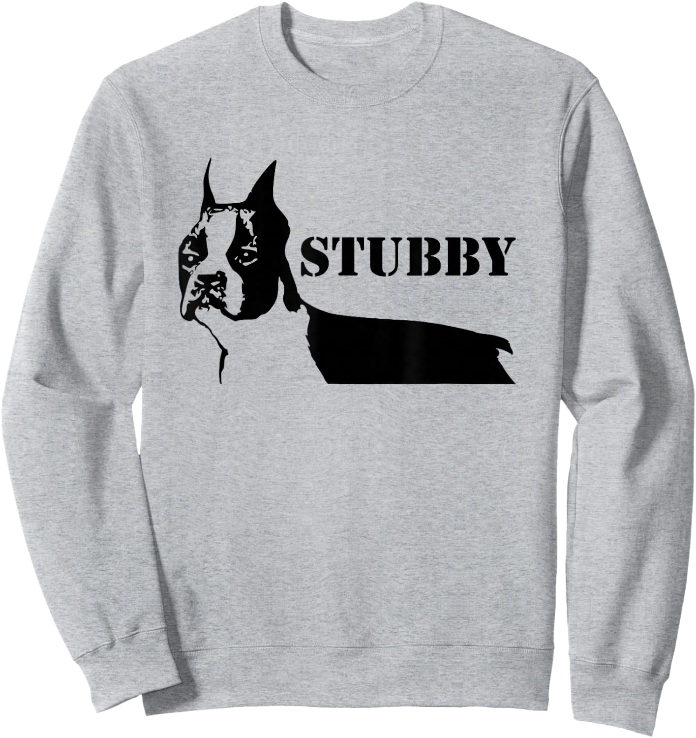 Sergeant Stubby - American Army Dog WWI America Animal Sweatshirt - Sweatshirt | Ash