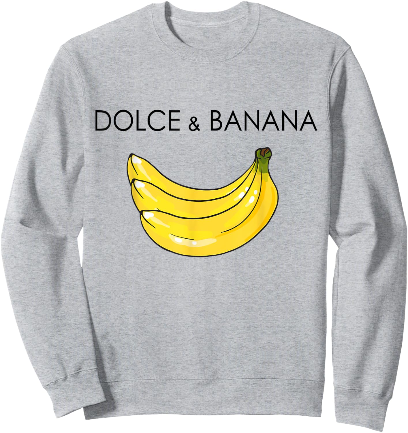 Dolce And Banana Funny Banana Fruit Funny Graphic Design Sweatshirt - Sweatshirt | Ash