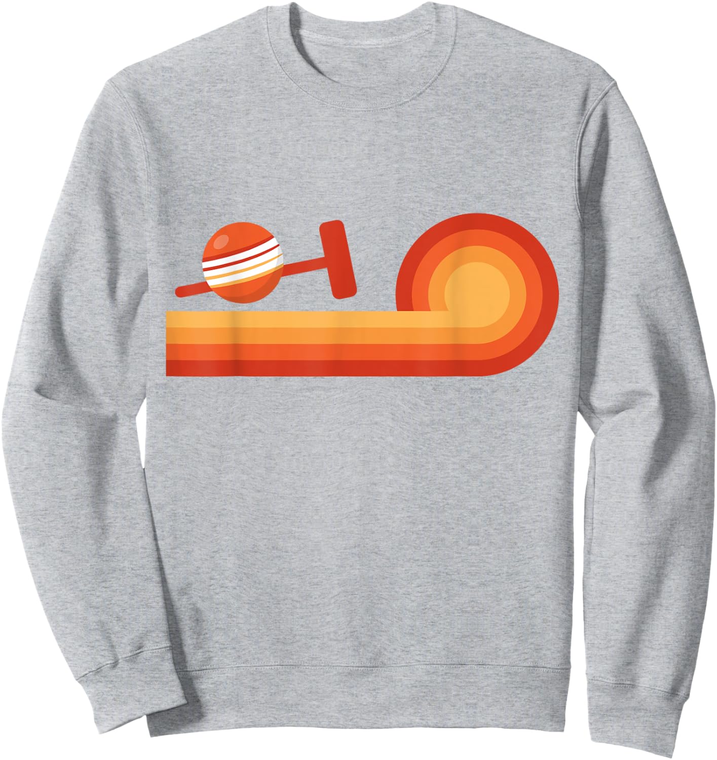 Retro Croquet Gift Croquet Shirts Men Team Coach Sweatshirt - Sweatshirt | Ash
